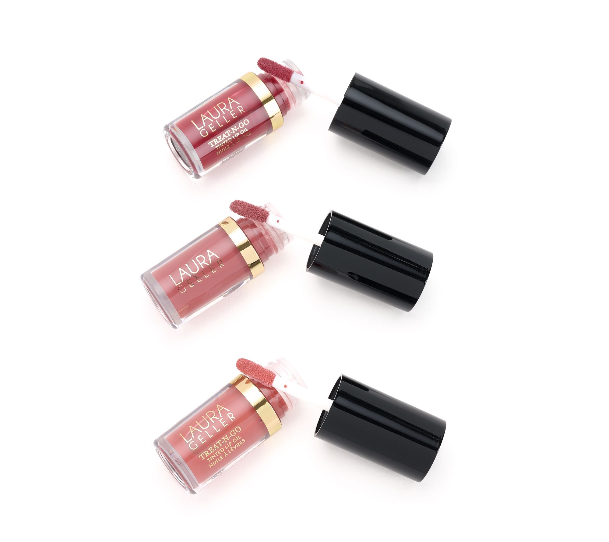  Laura Geller Treat-N-Go Lip Oil 3-Piece Set