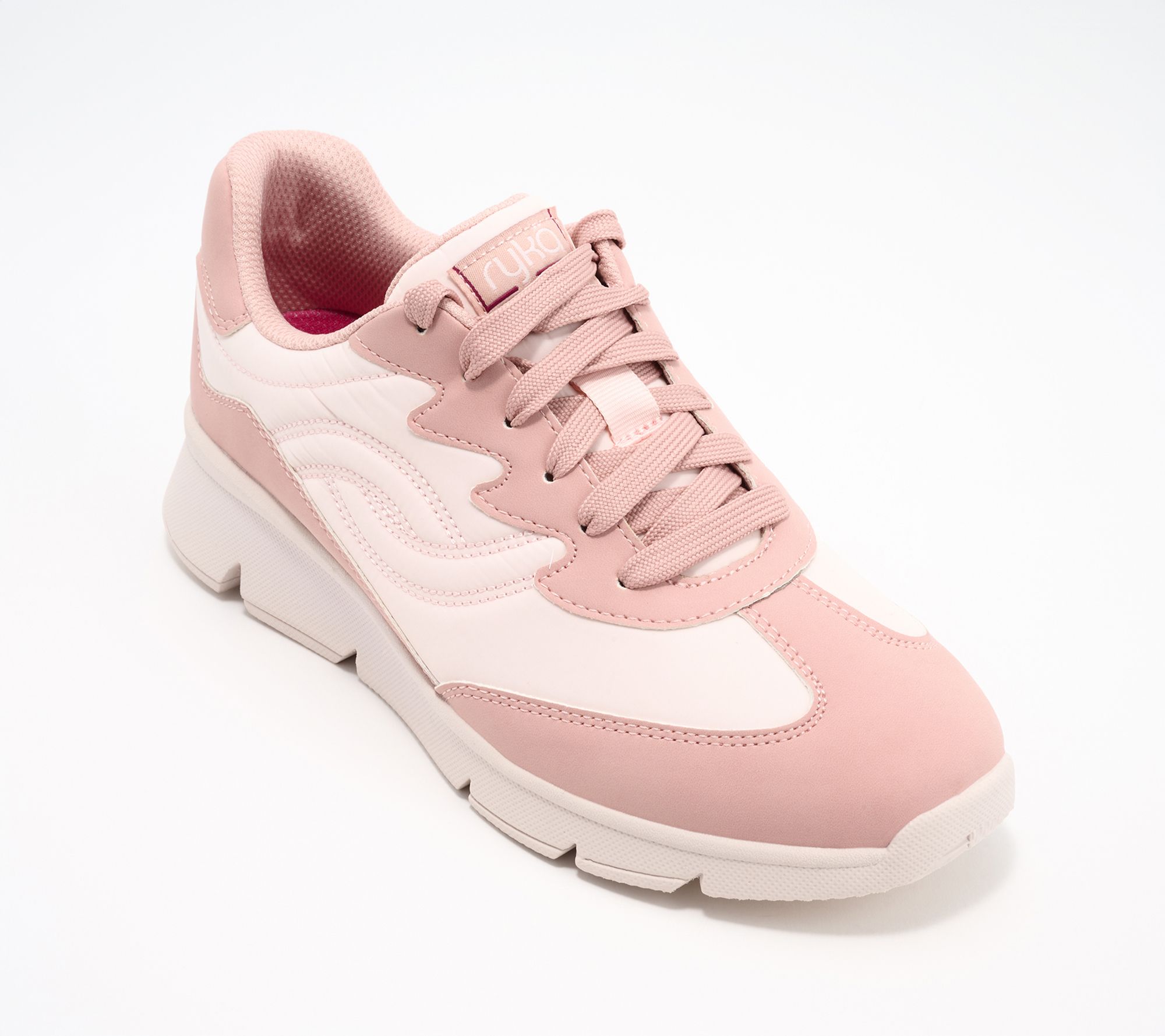 Ryka Lace Up Walking Sneakers - Confident