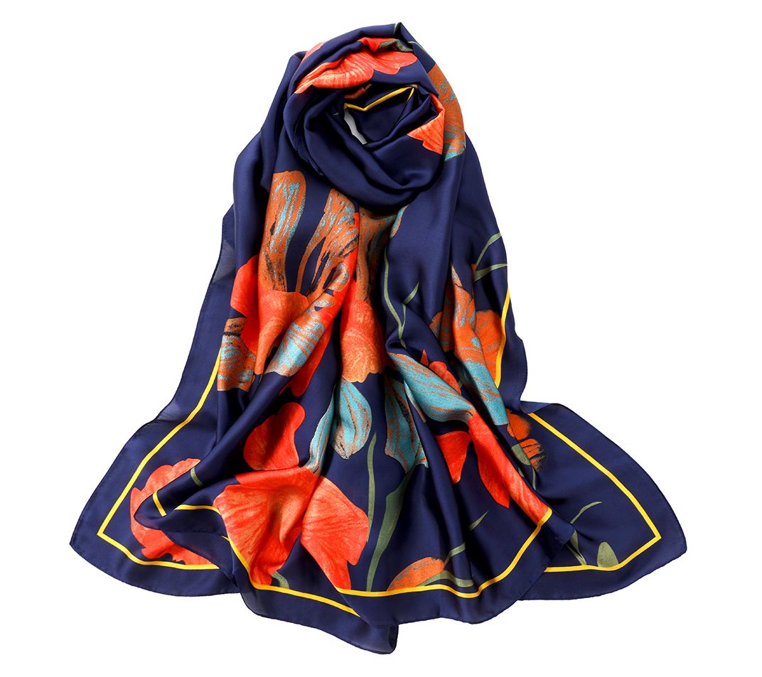 Youzey The Koi Pond Floral 31" x 69" Scarf