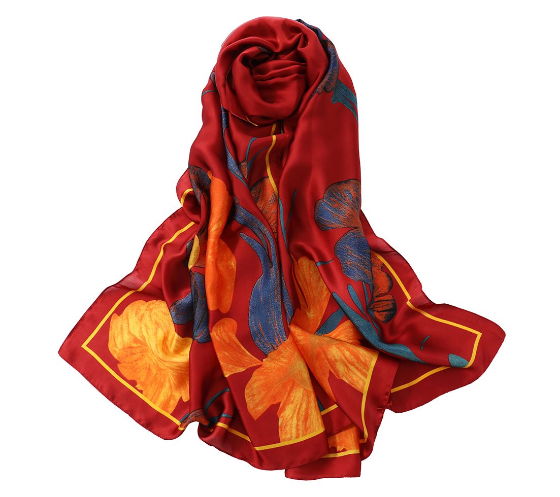 Youzey The Koi Pond Floral 31" x 69" Scarf