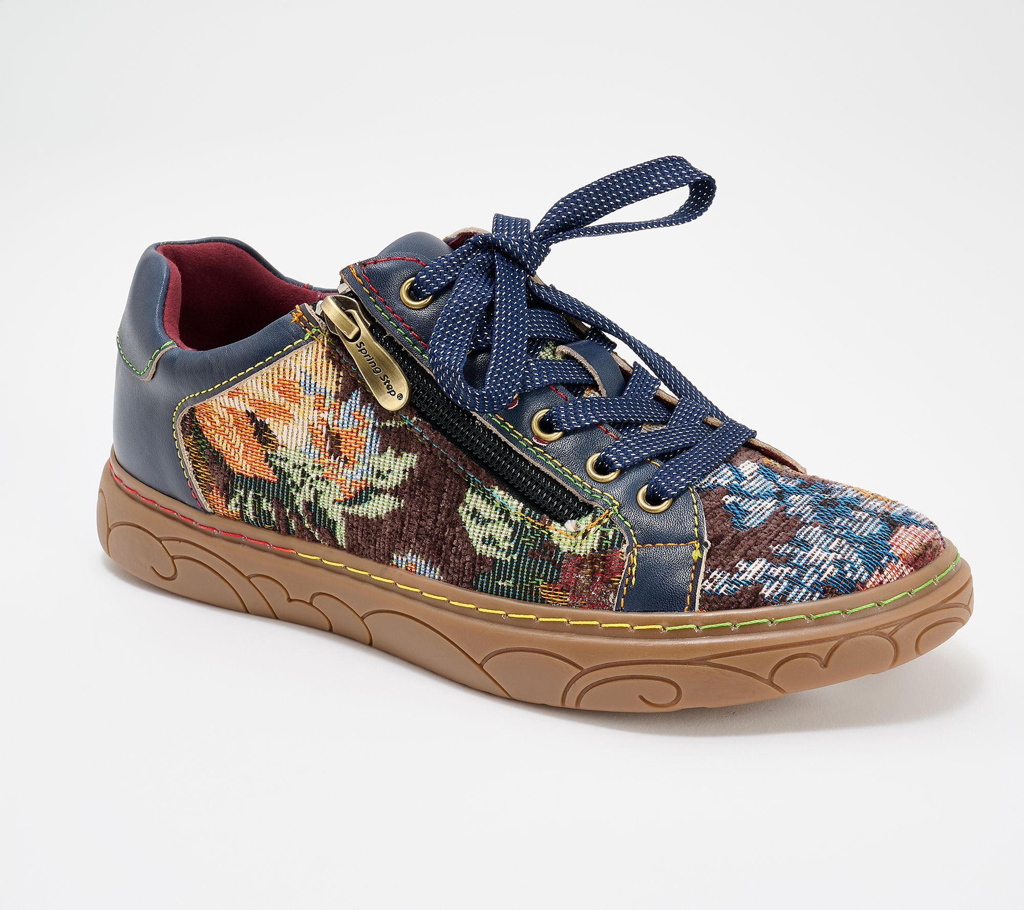 L'Artiste by Spring Step Lace-Up Casual Sneaker- Danli-Fab