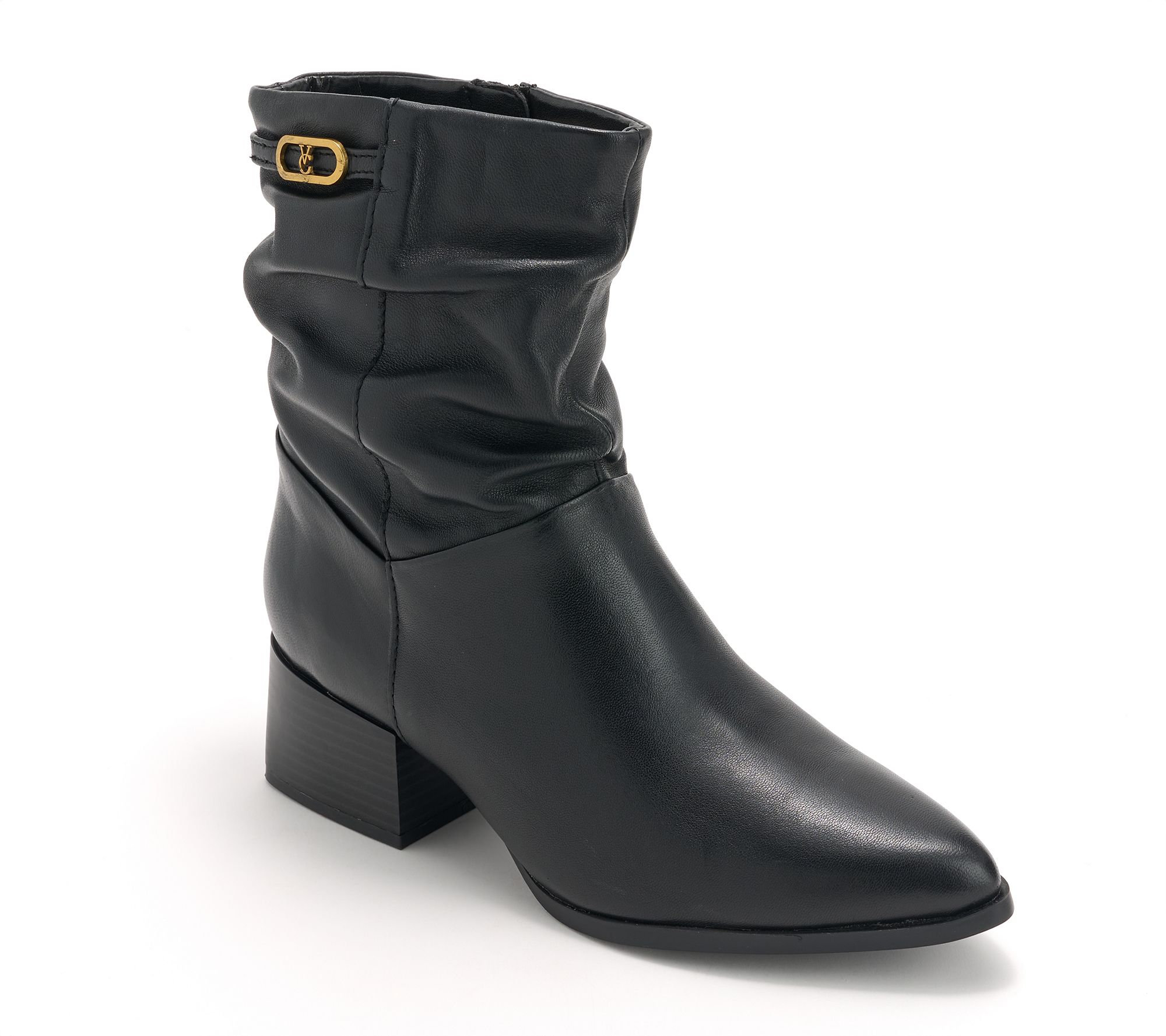 Vince Camuto Water-Repellent Leather or Suede Mid Shaft Boots - Orsina