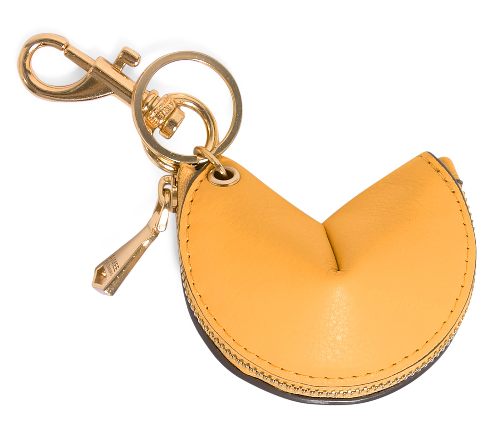 Aimee Kestenberg Fortune Cookie Leather Zip BagCharm