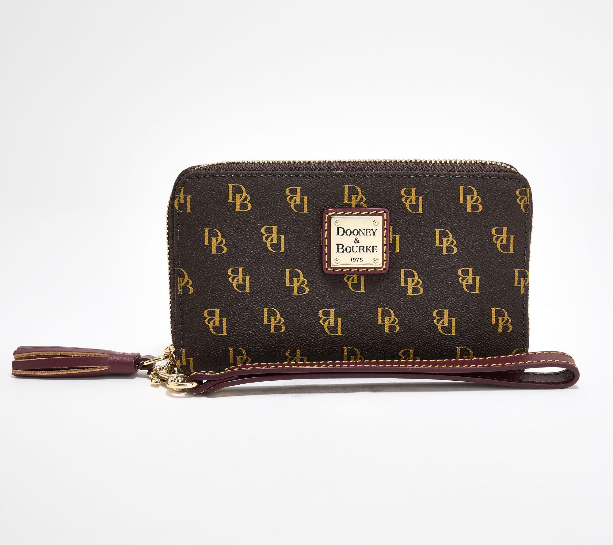 Dooney & Bourke Coated Cotton Gretta Zip Around Wristlet