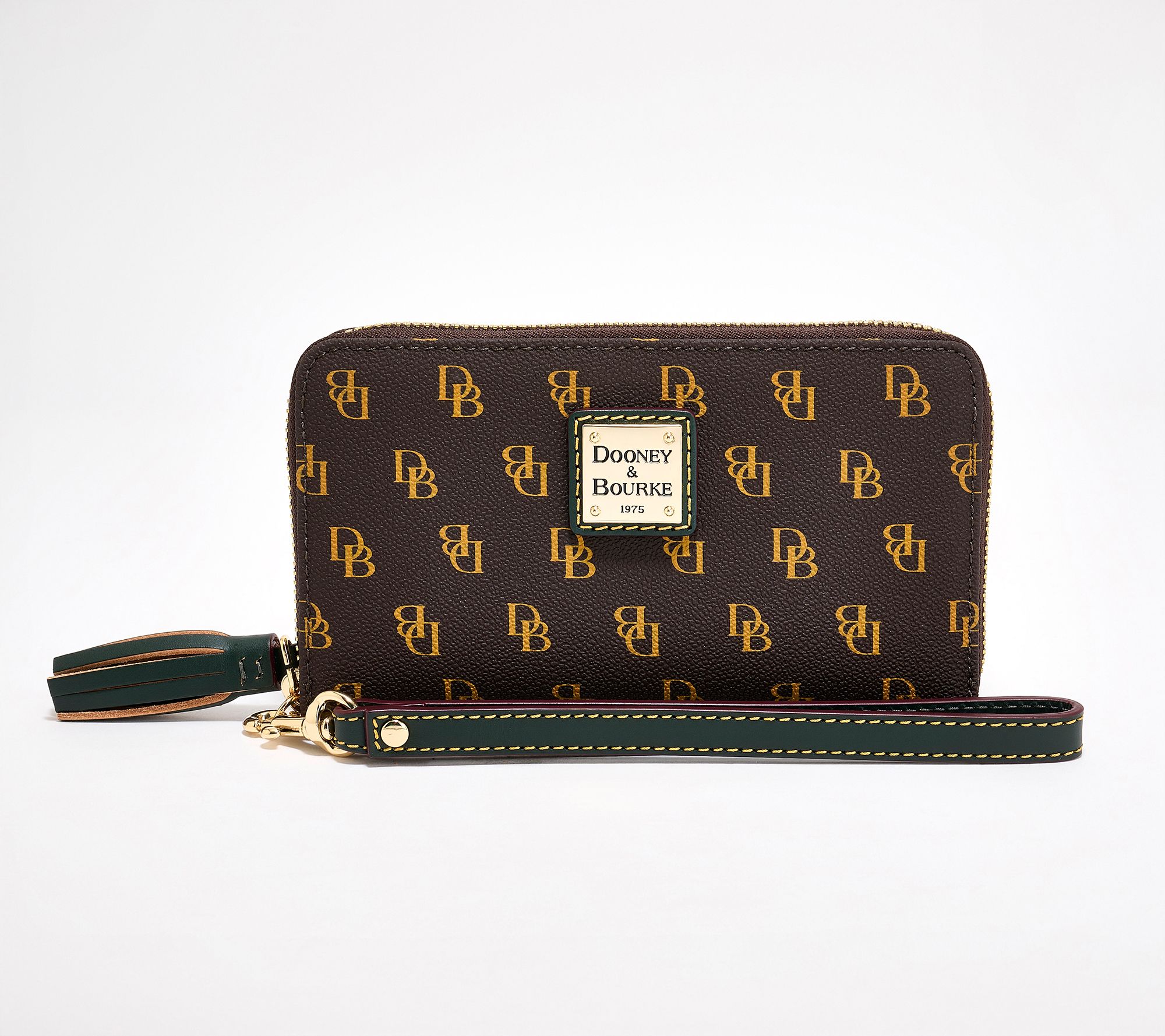 Dooney & Bourke Coated Cotton Gretta Zip Around Wristlet