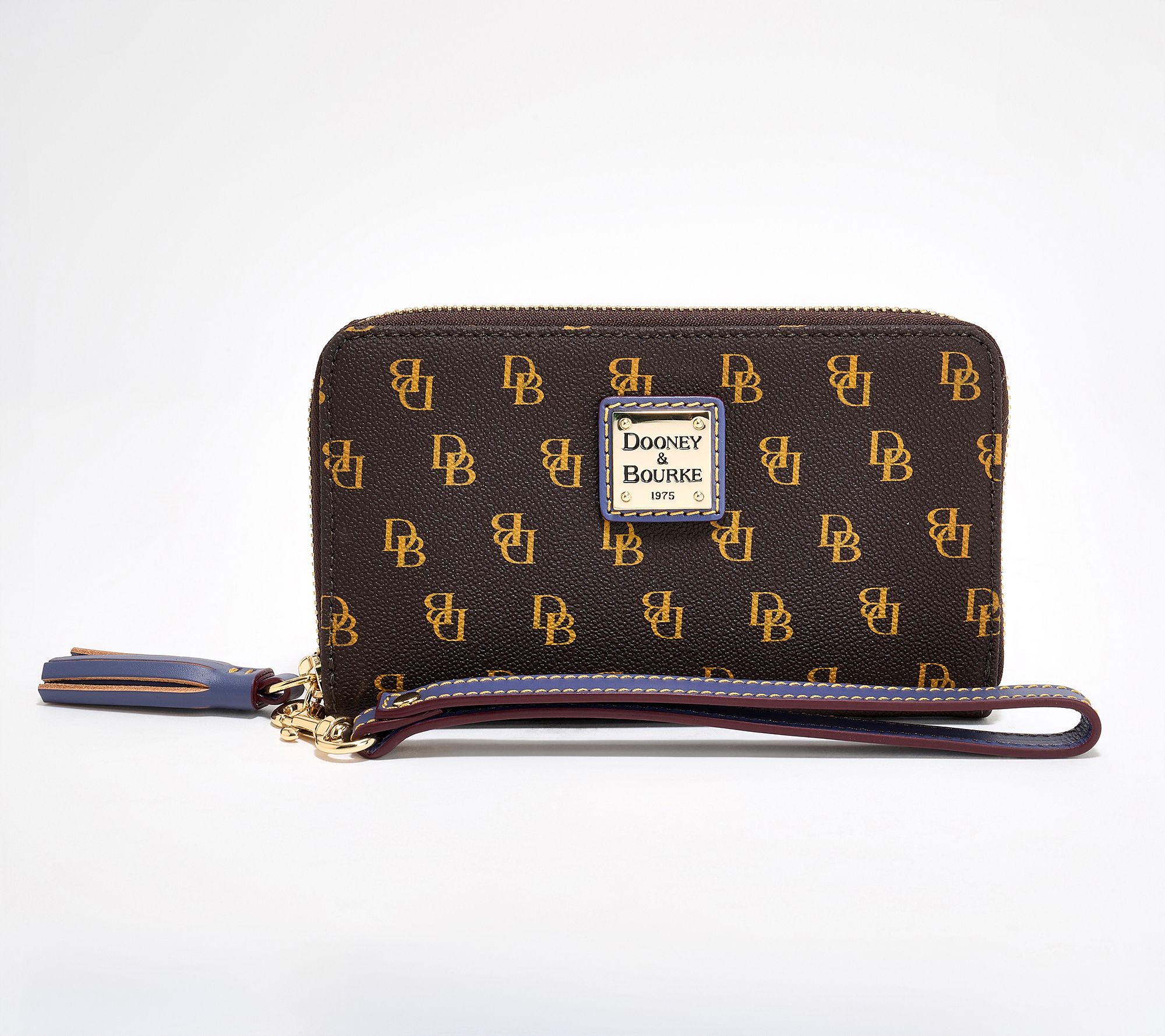 Dooney & Bourke Coated Cotton Gretta Zip Around Wristlet
