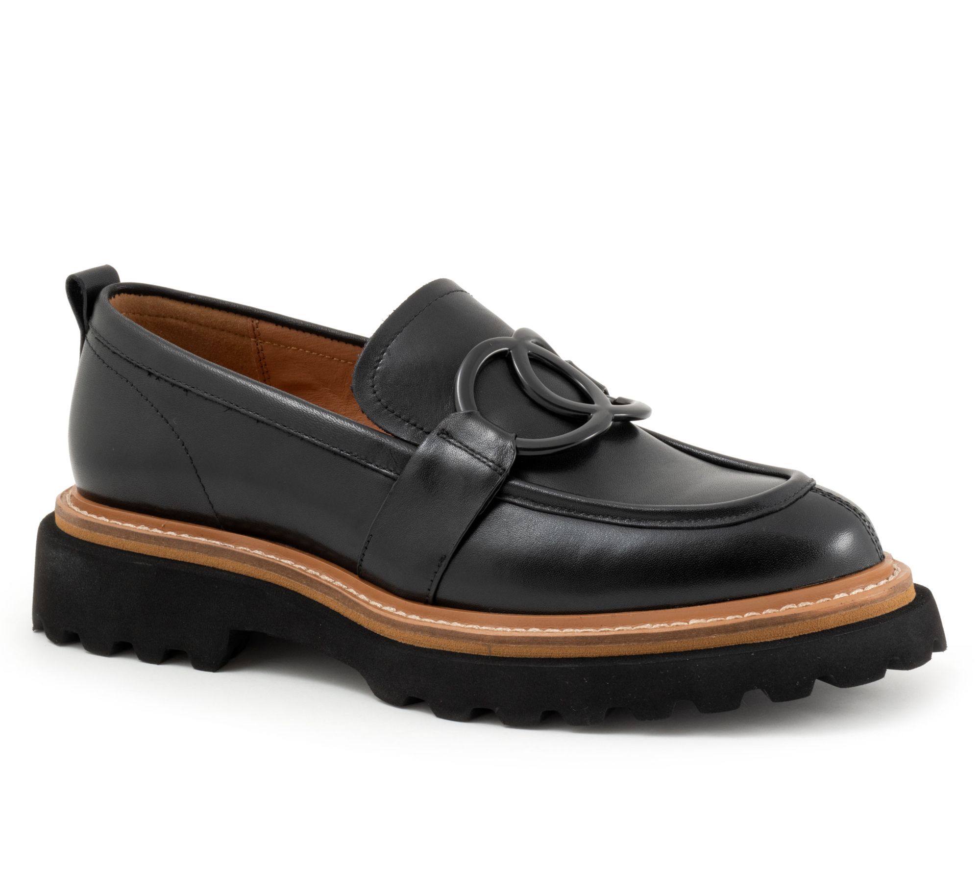 EOS Footwear Abbi Platform Leather Loafer