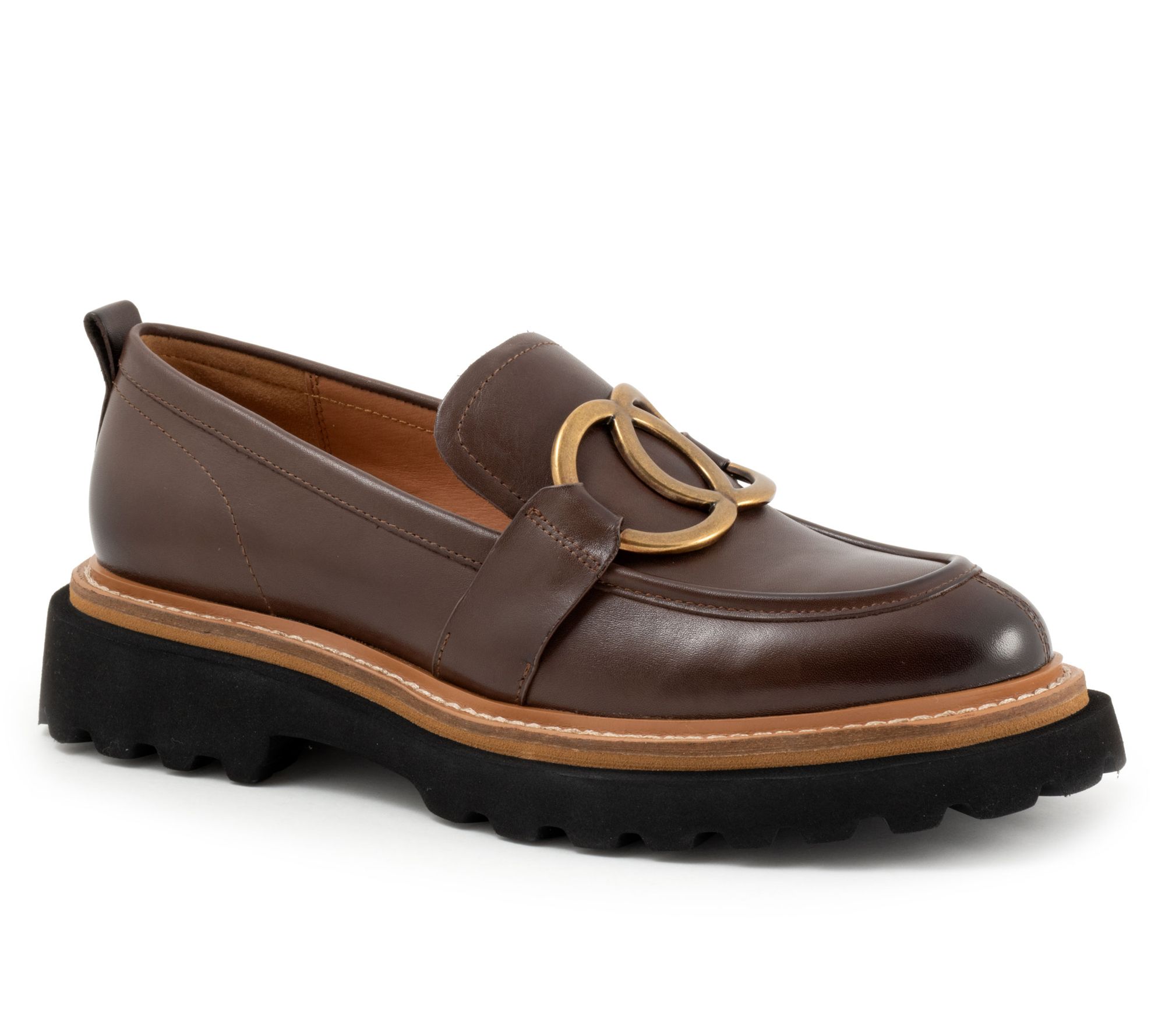 EOS Footwear Abbi Platform Leather Loafer