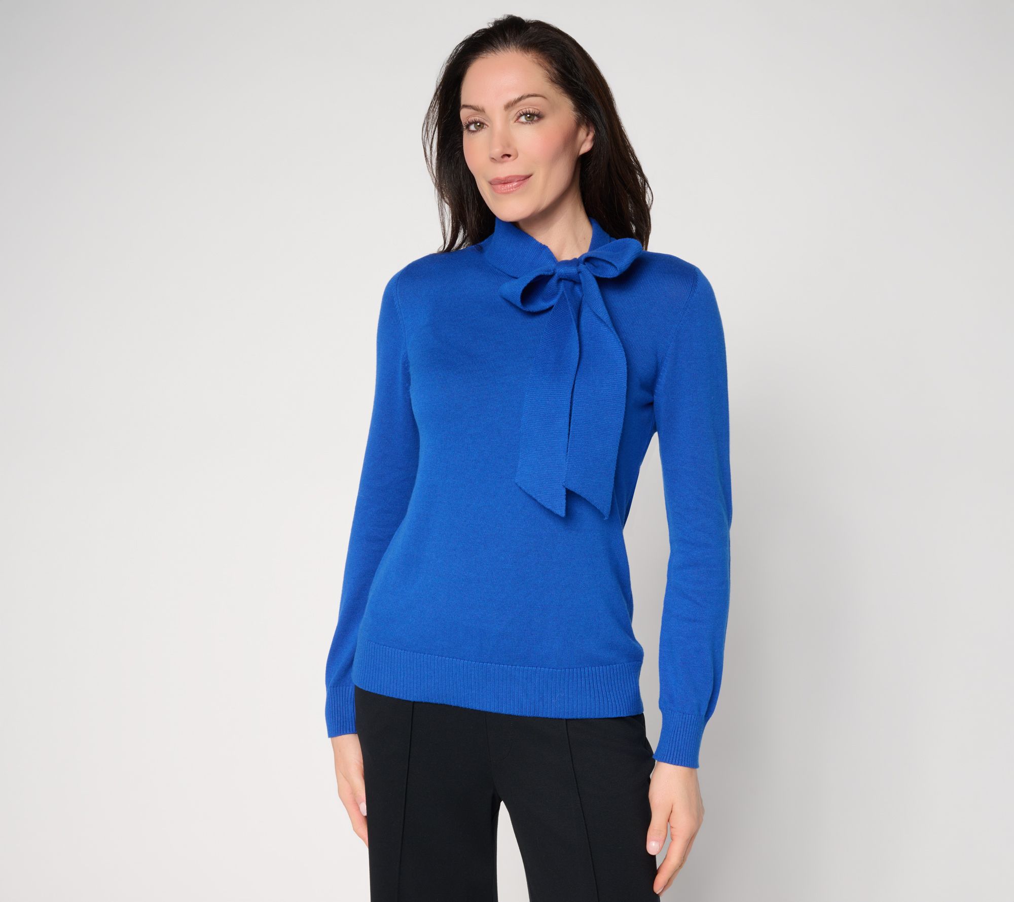 Carla Rockmore Collection Bow Neck Sweater