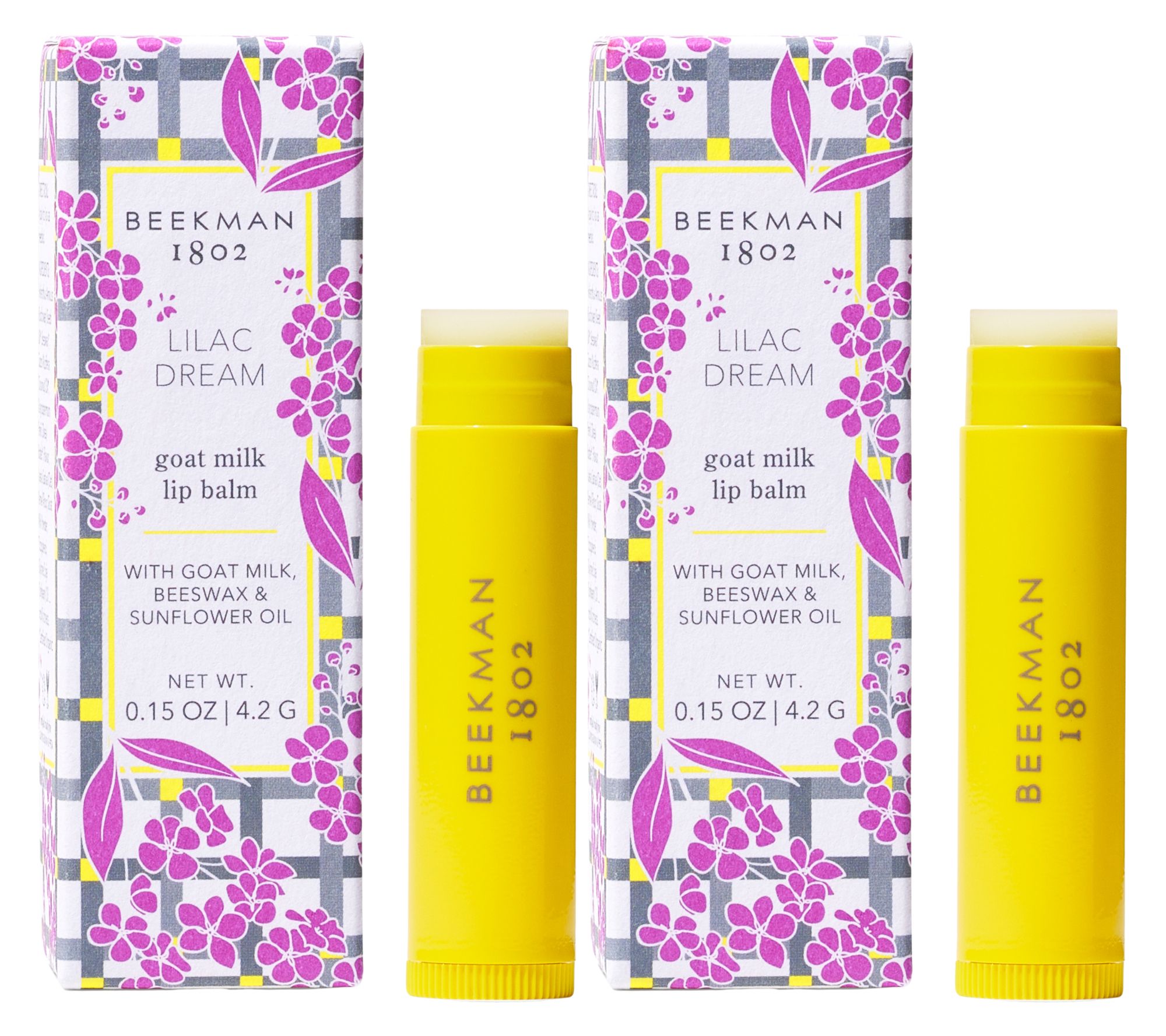 Beekman 1802 Goat Milk Lip Balm Duo