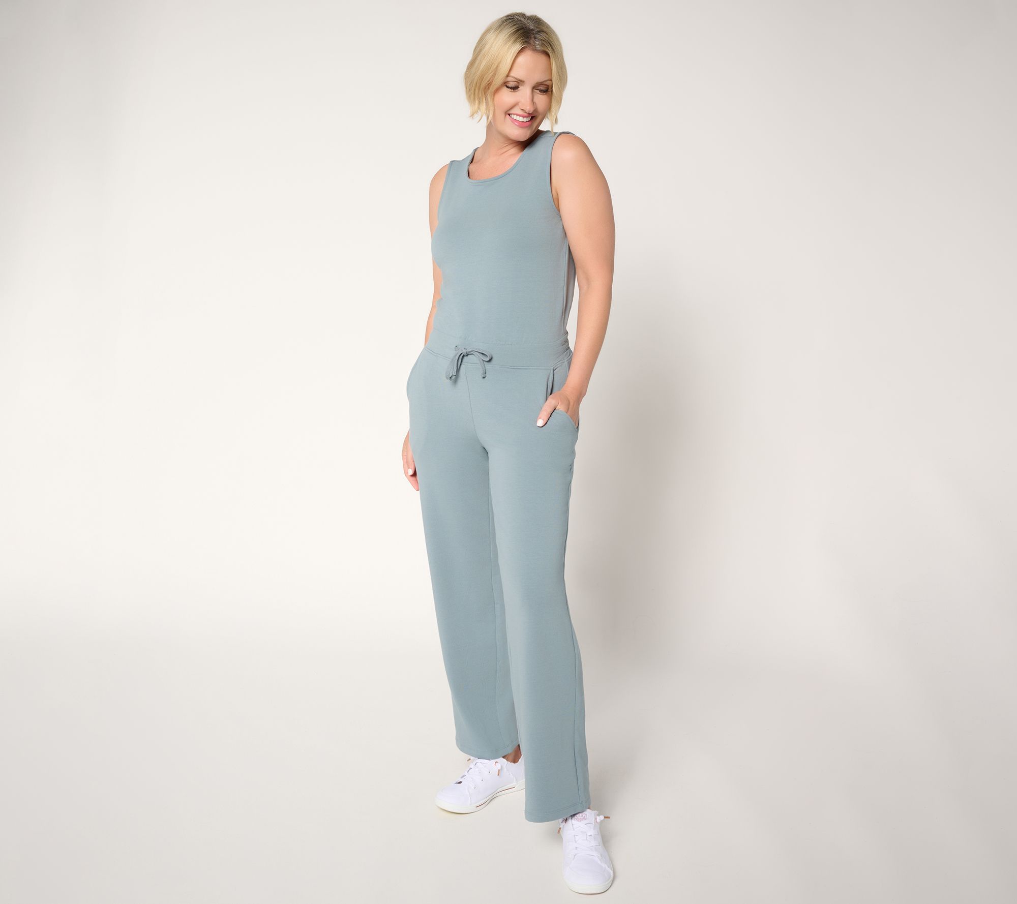 "As Is" Barefoot Dreams Reg Malibu Collection Lounge Jumpsuit