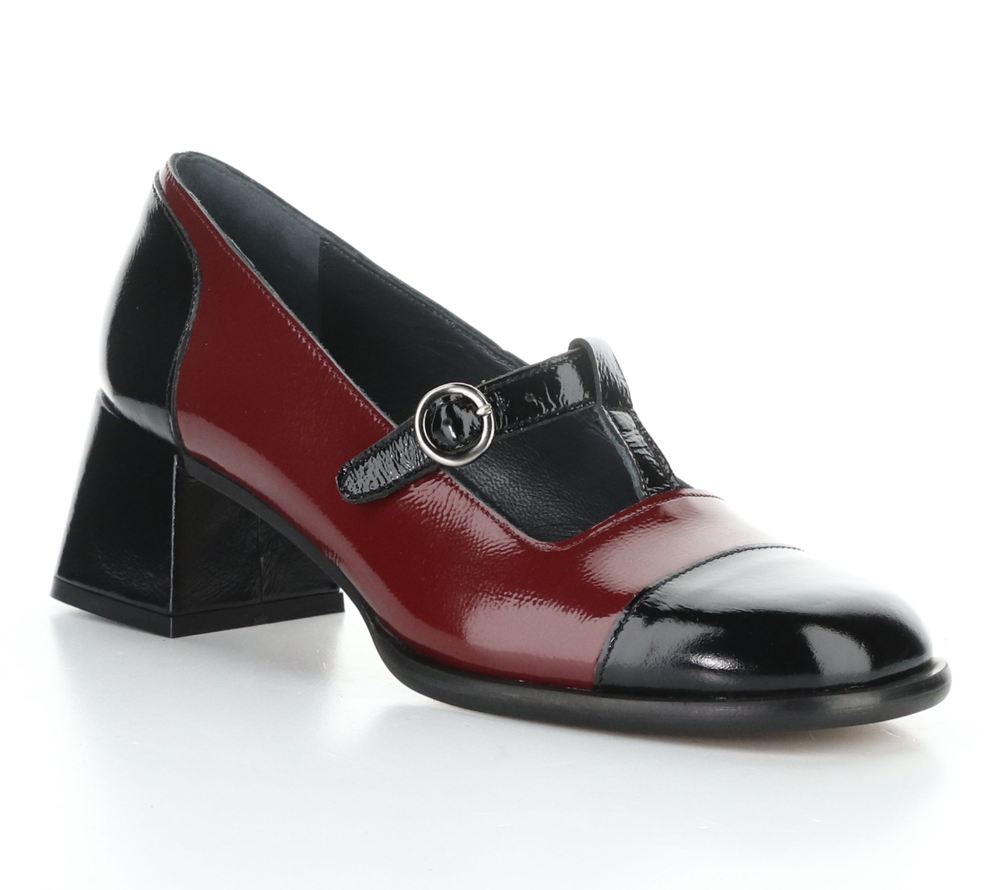 Fly London Nappalak Patent Leather Heeled MaryJanes