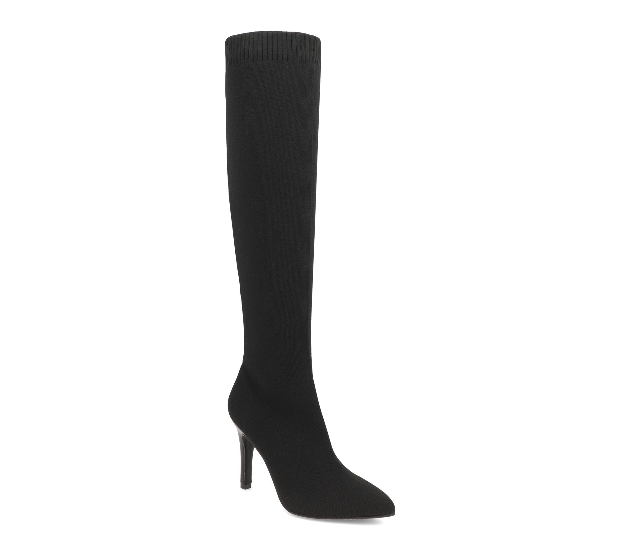MIA Stiletto Heel Pointed Toe Tall Boots - Arisa