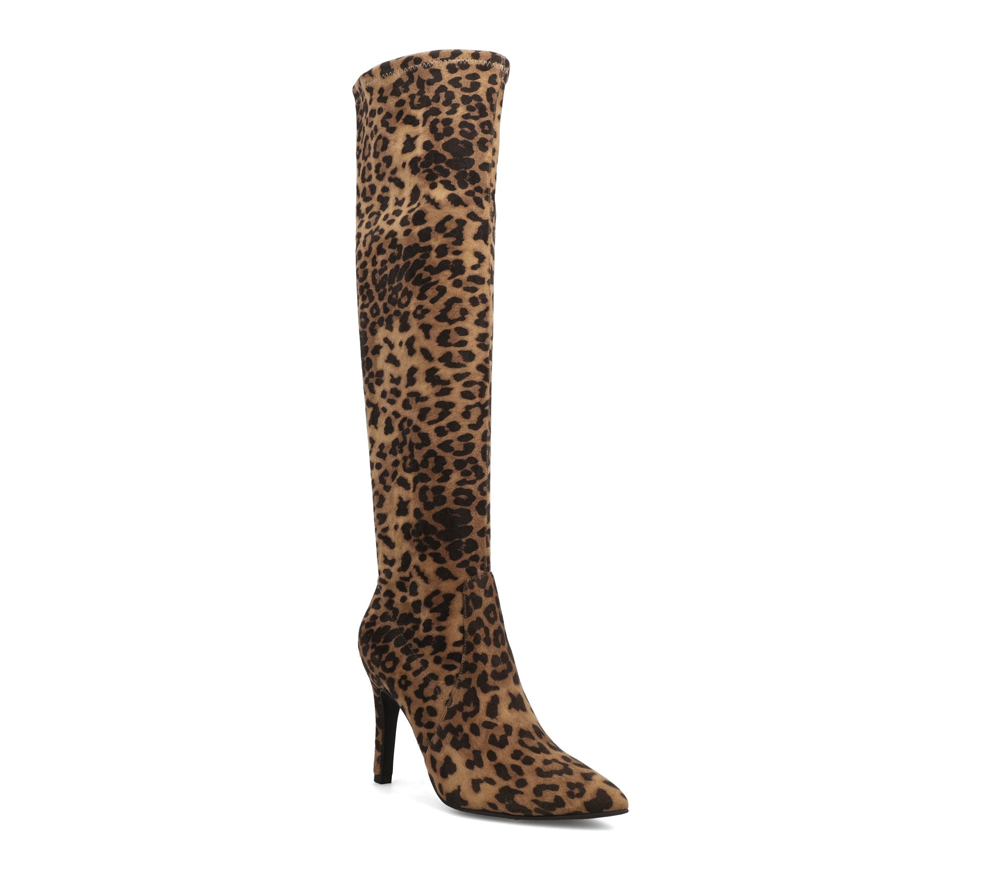MIA Stiletto Heel Pointed Toe Tall Boots - Arisa