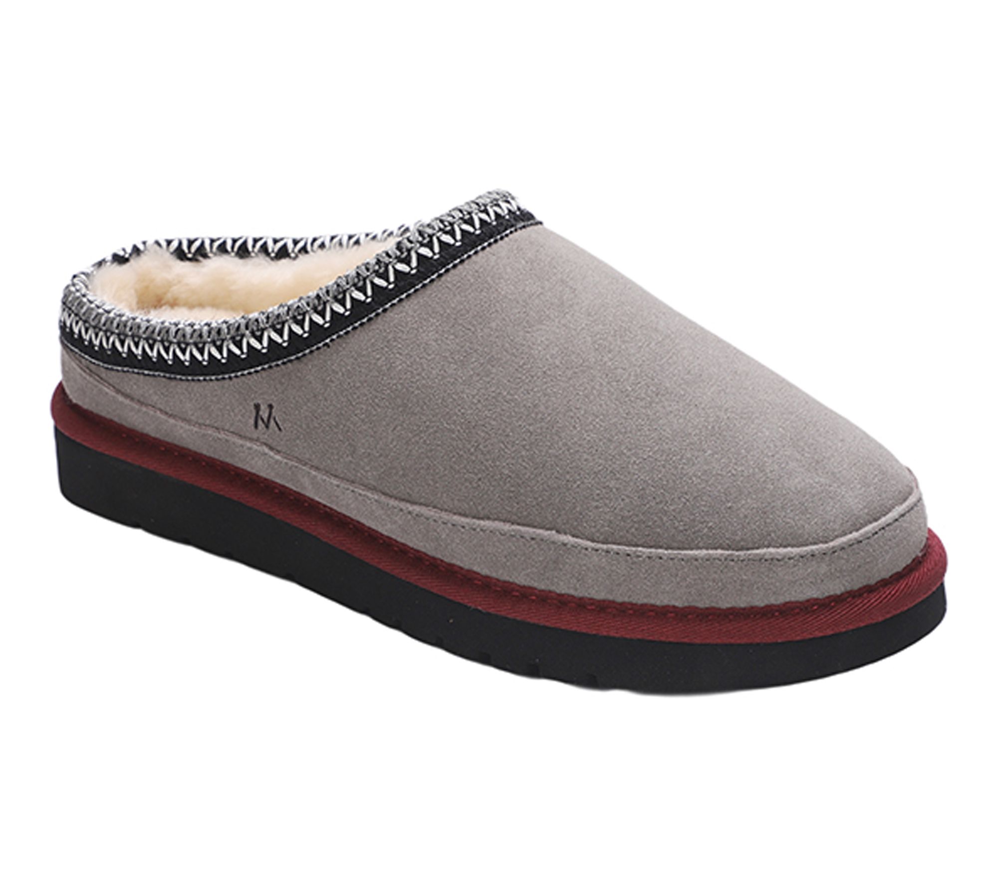 Mykos Men's Premium Suede Clog Slippers - Jaden
