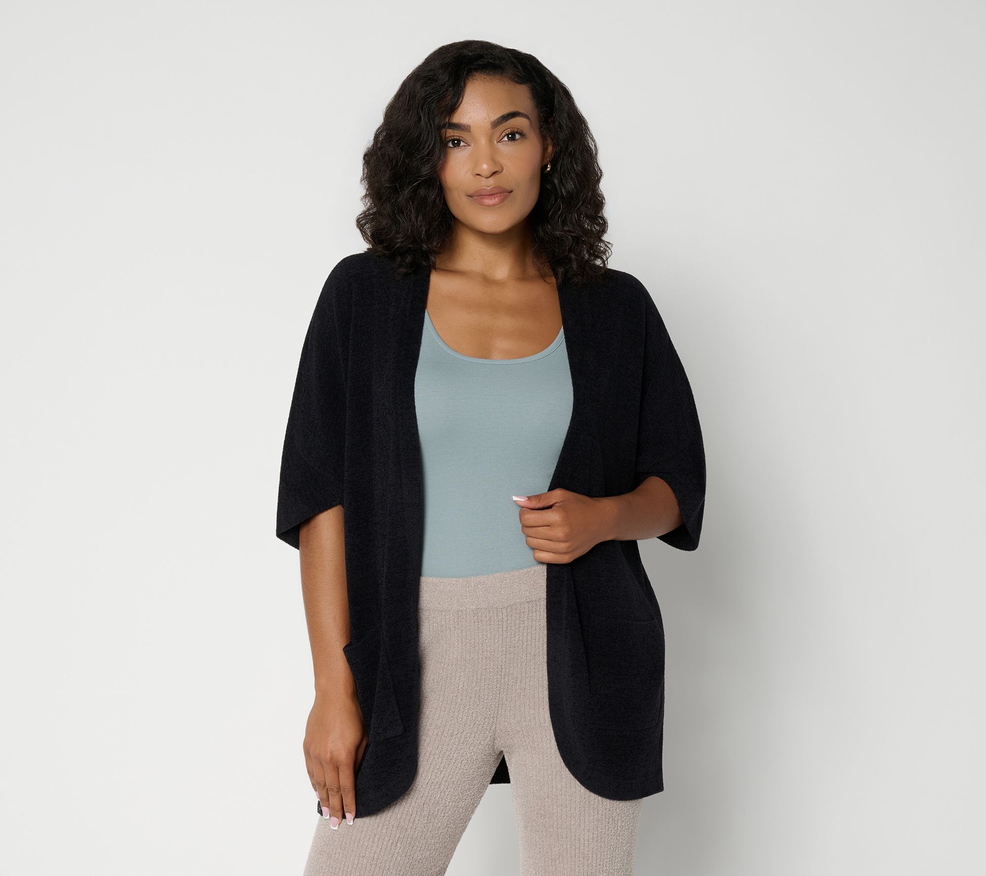 Barefoot Dreams Petite CozyChic Ultra Lite Cocoon Cardigan