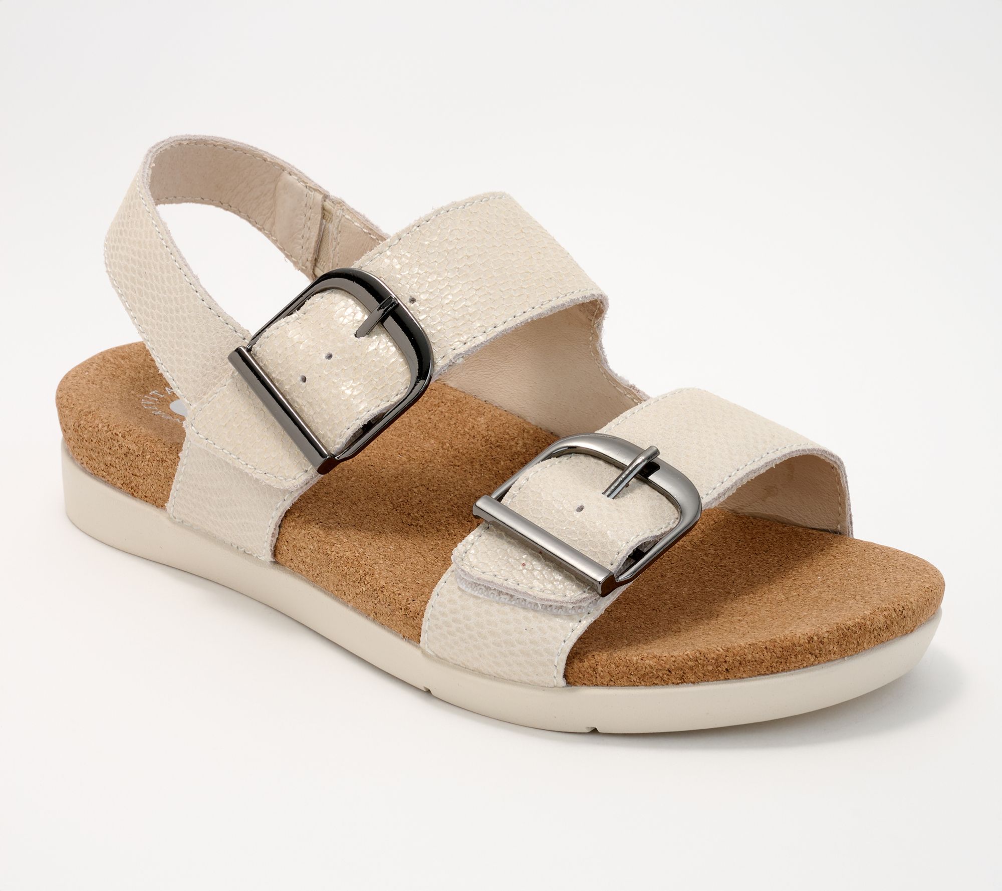 Revitalign Orthotic Adjustable Leather Sandals - Palo Alto
