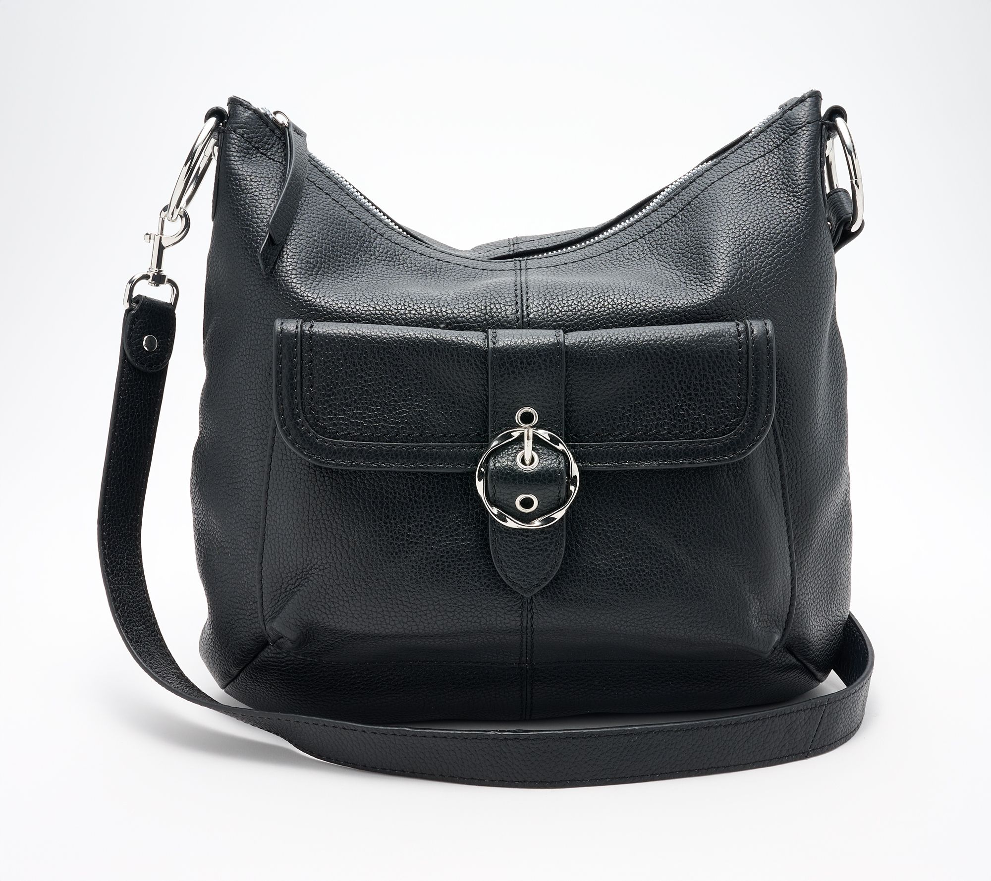 Kim Gravel Leather Power Play Convertible Hobo