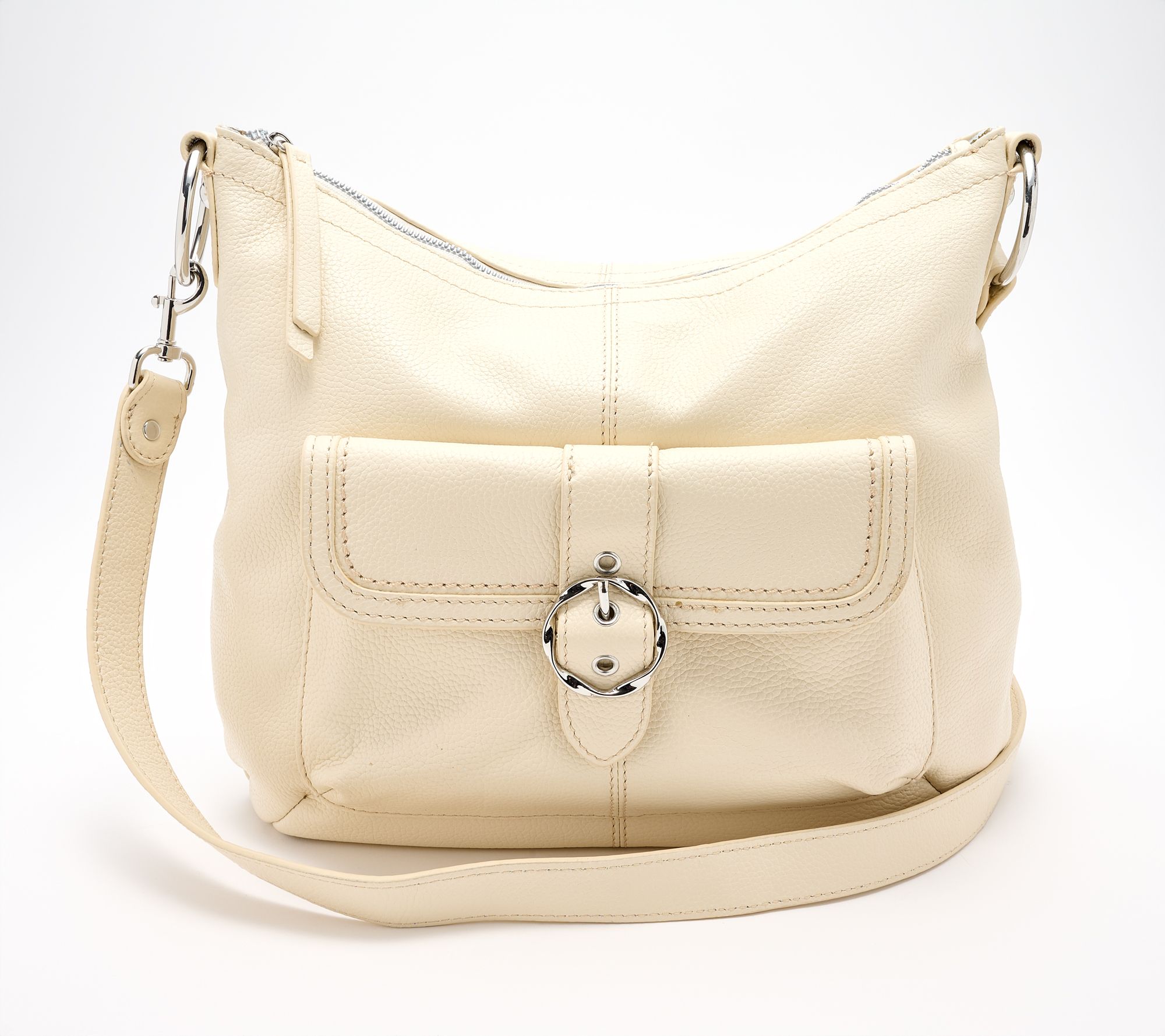 Kim Gravel Leather Power Play Convertible Hobo