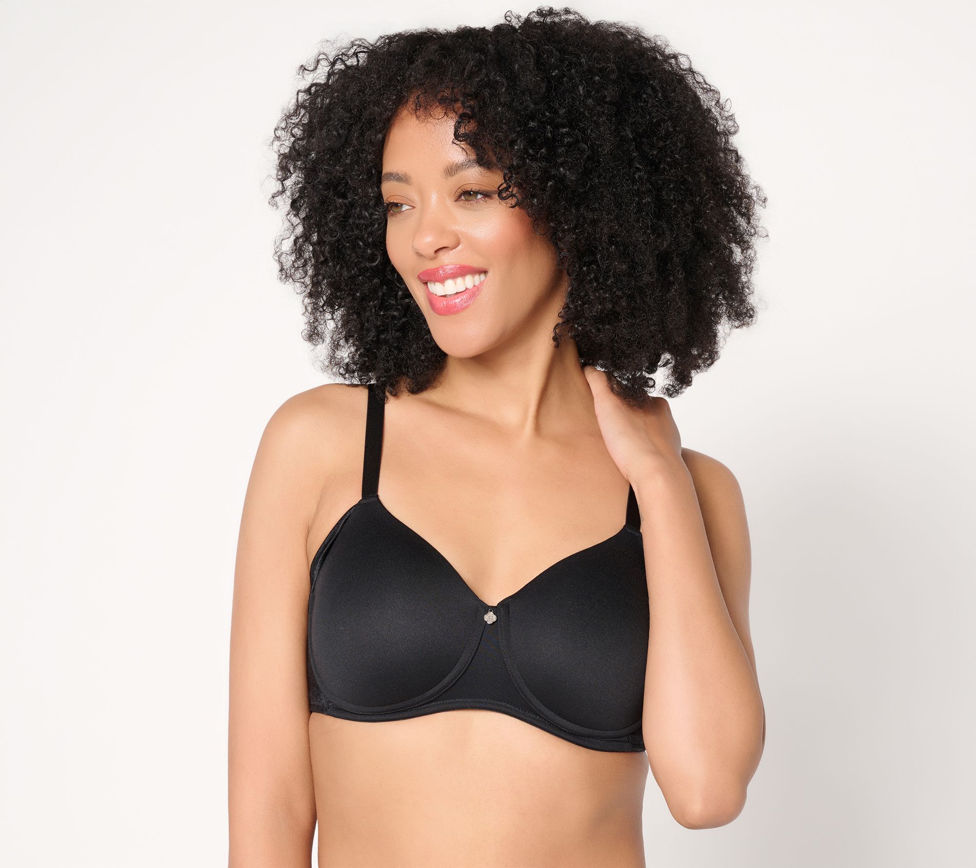 "As Is" Breezies Radiant Lace Wirefree T-Shirt Bra