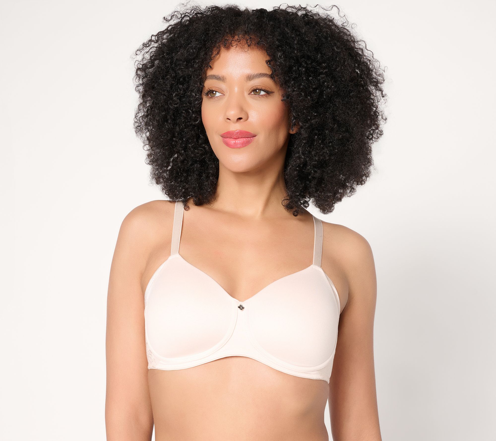 "As Is" Breezies Radiant Lace Wirefree T-Shirt Bra