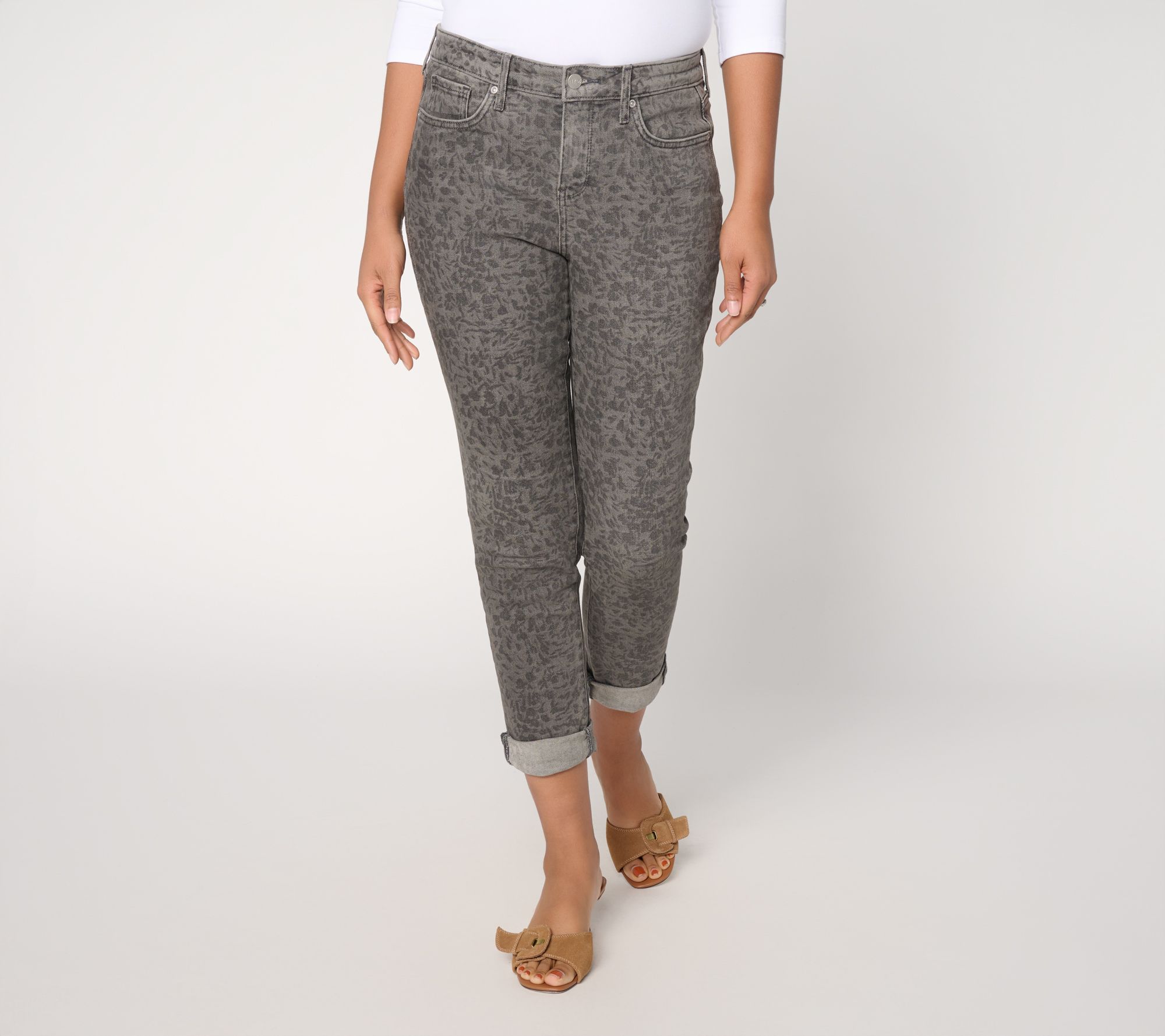 "As Is" NYDJ Petite Margo Girlfriend Ankle Jeans