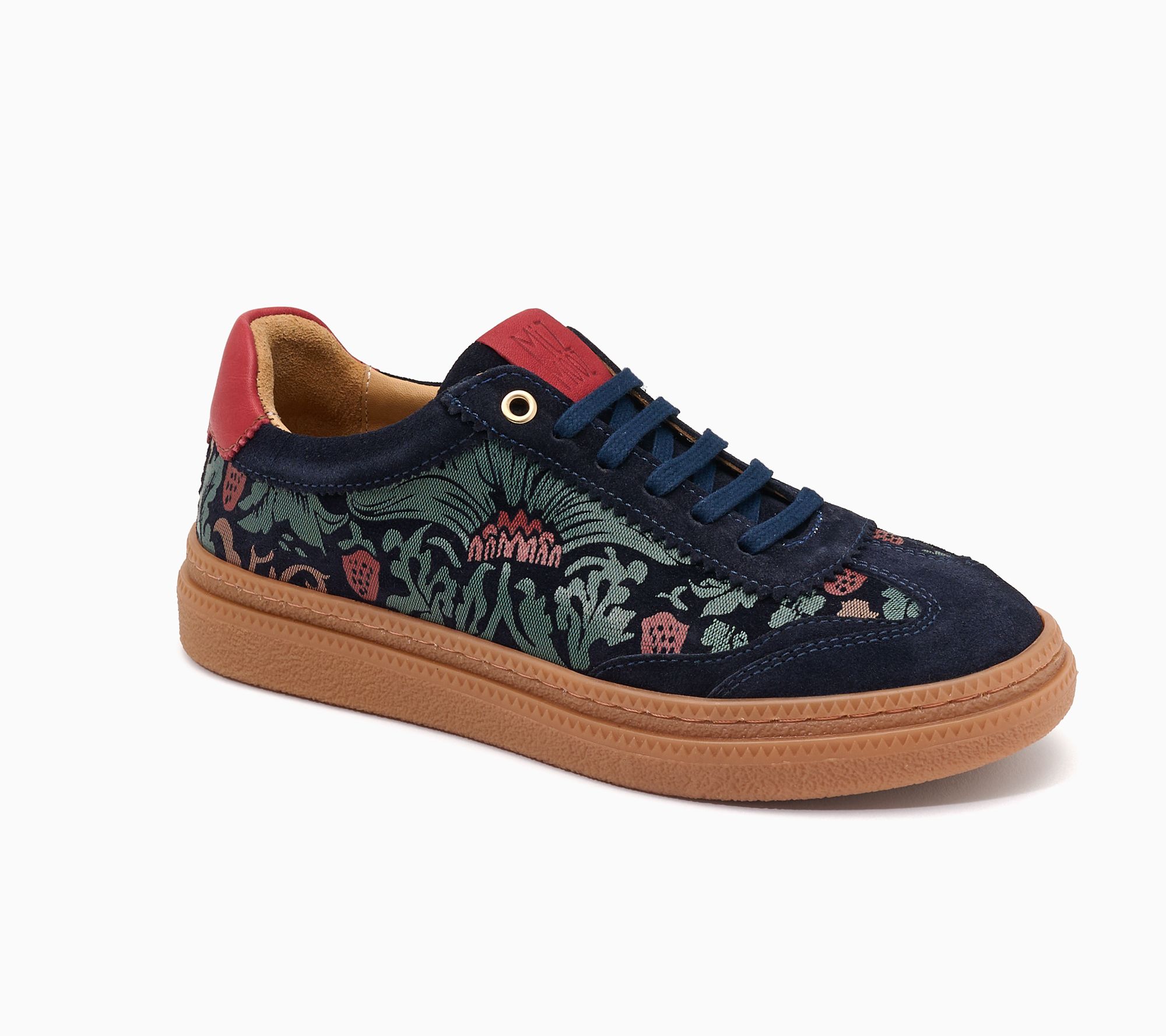 Miz Mooz Floral Suede Casual Sneakers - Stacey