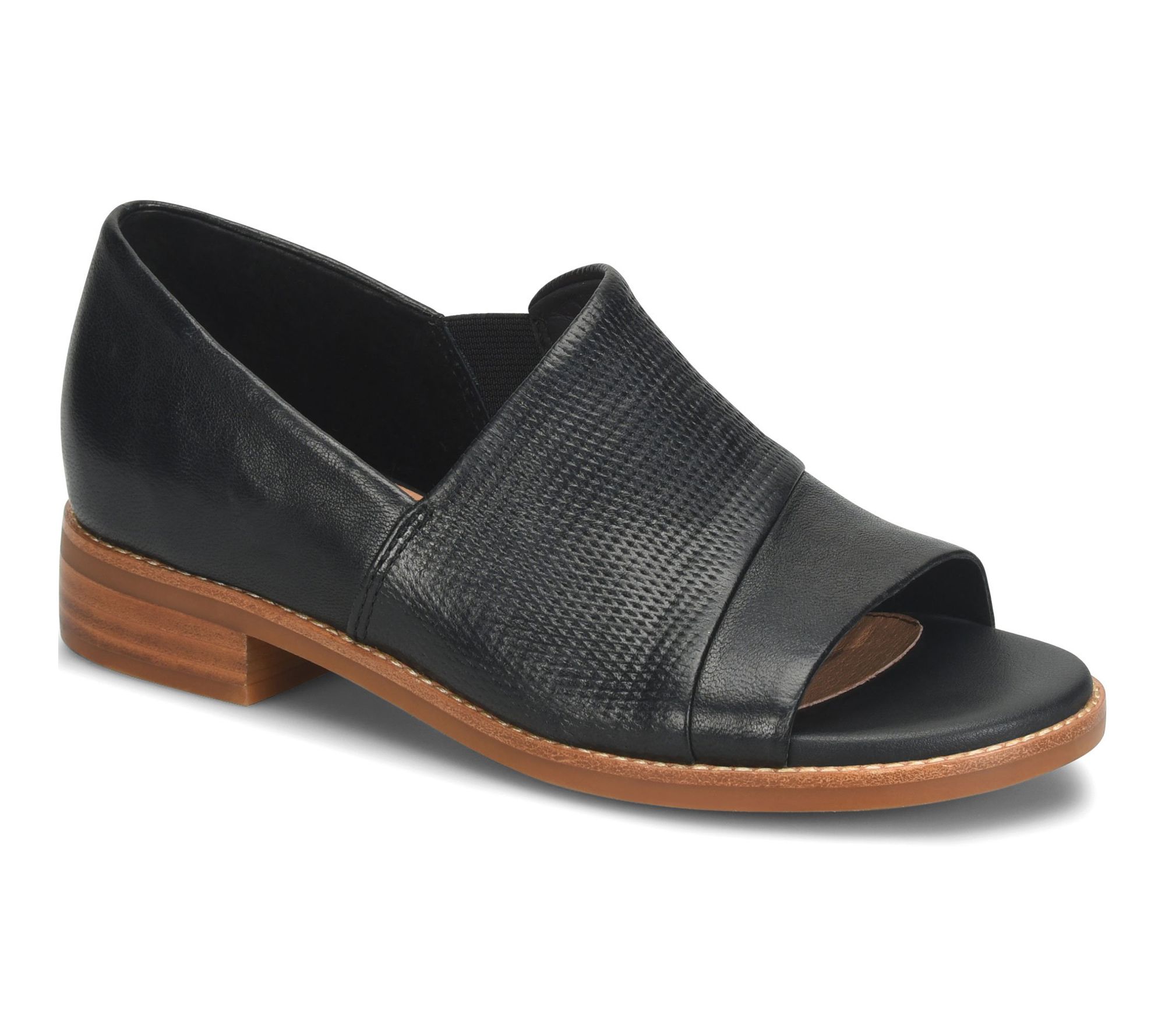 Sofft Leather Peep Toe Shoe - Naydeen