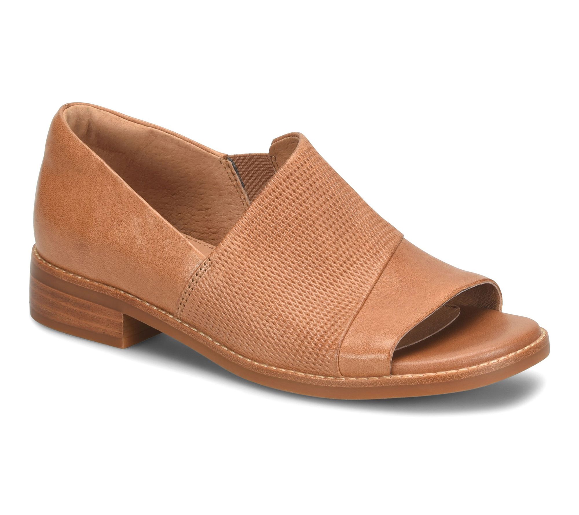 Sofft Leather Peep Toe Shoe - Naydeen