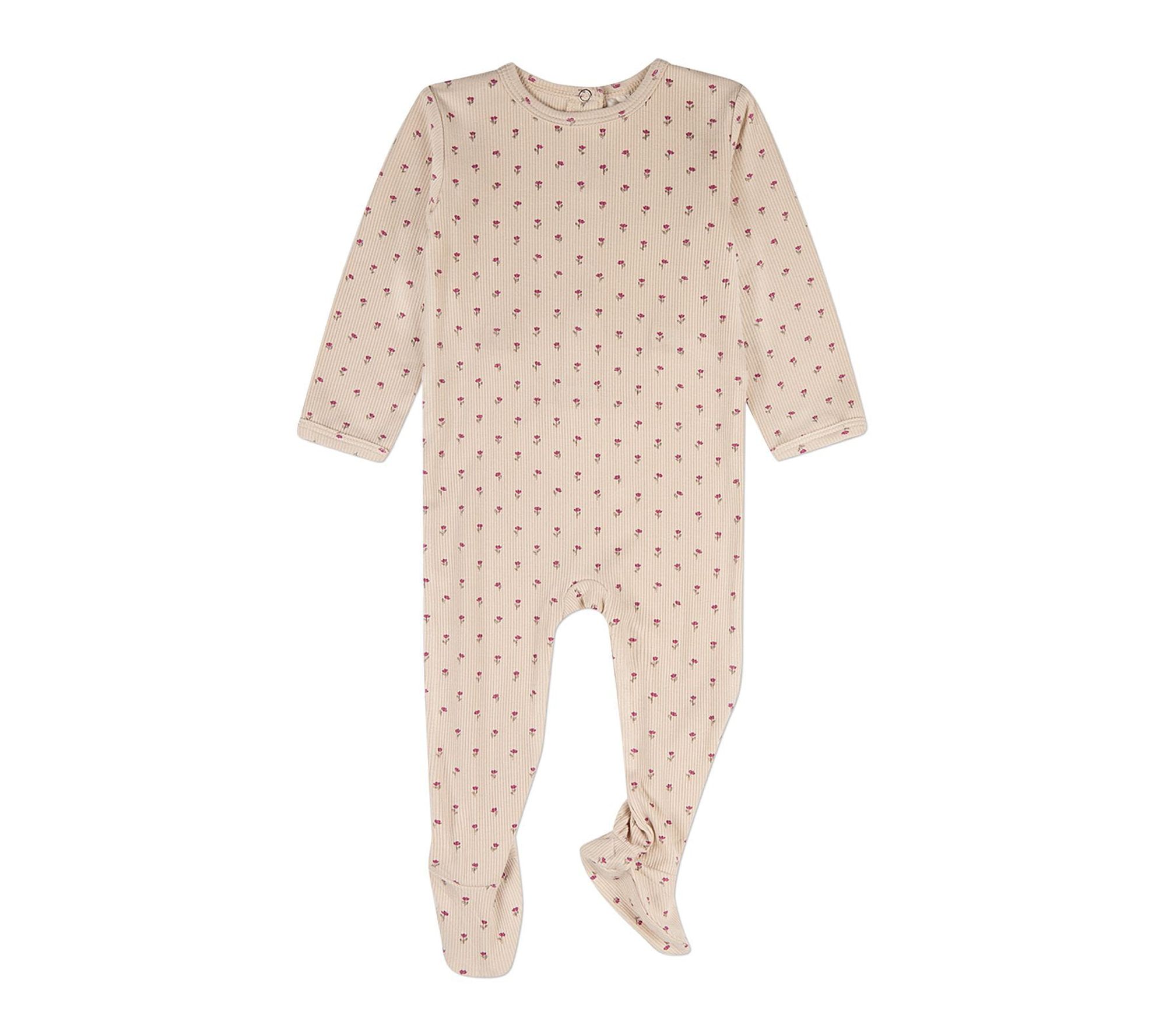  MiniMoi Tulip Fields Ribbed Footie