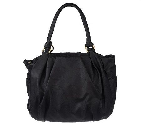 Butler Bag by Jen Groover Large Side Pocket Satchel - QVC.com