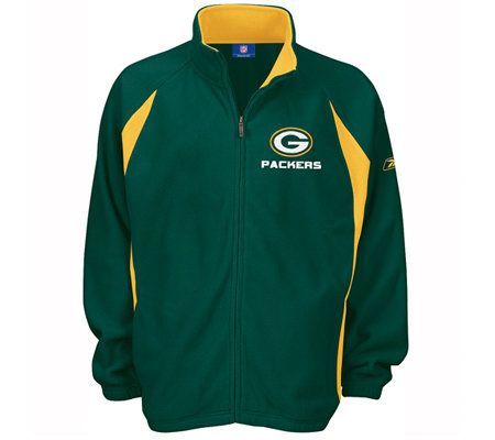 NFL Green Bay Packers Full Zip Polar Fleece Jacket 