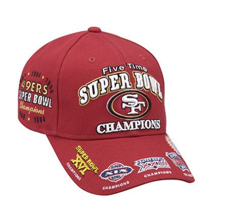 49ers super bowl ring hat