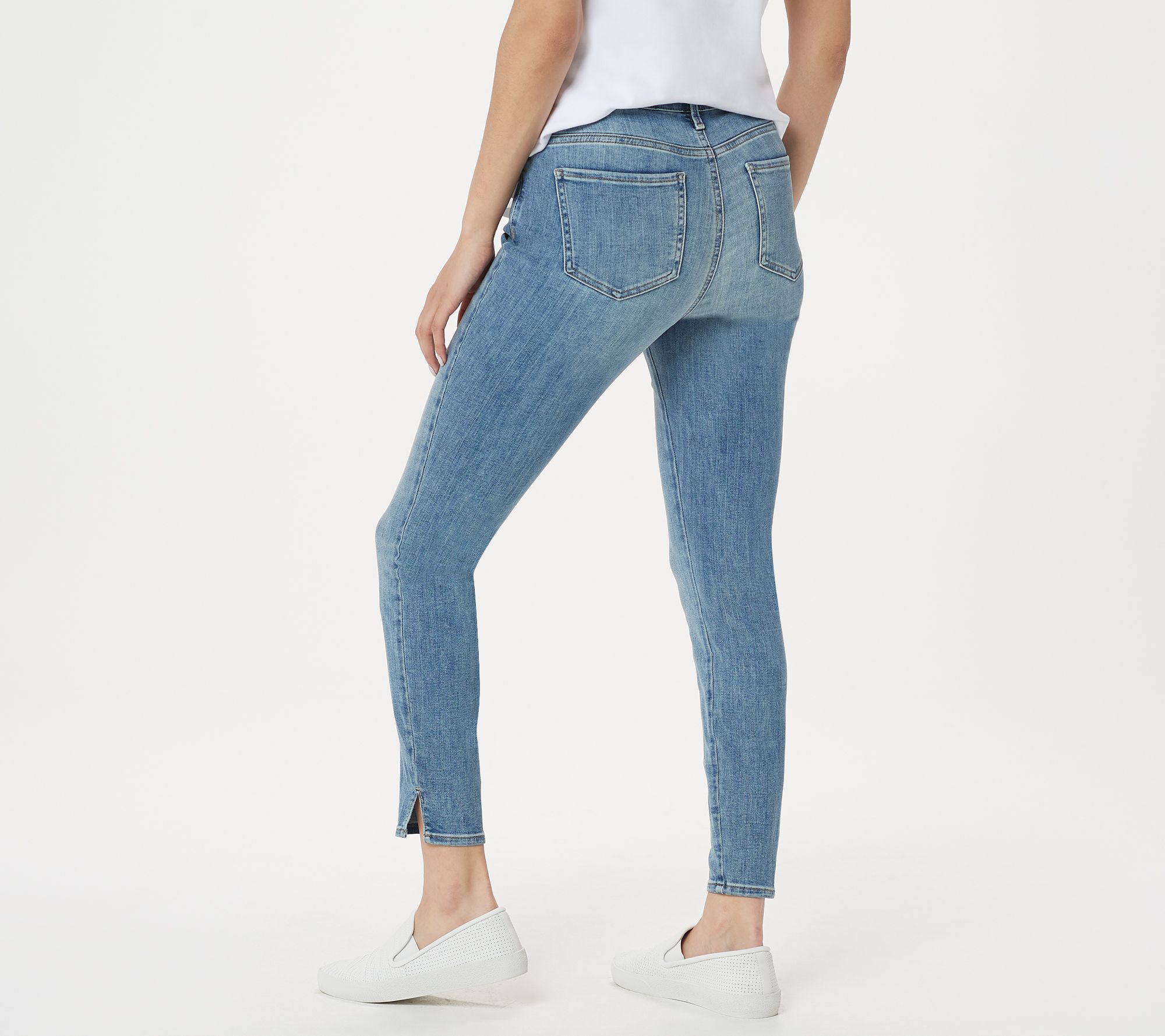 jeans with slit on side