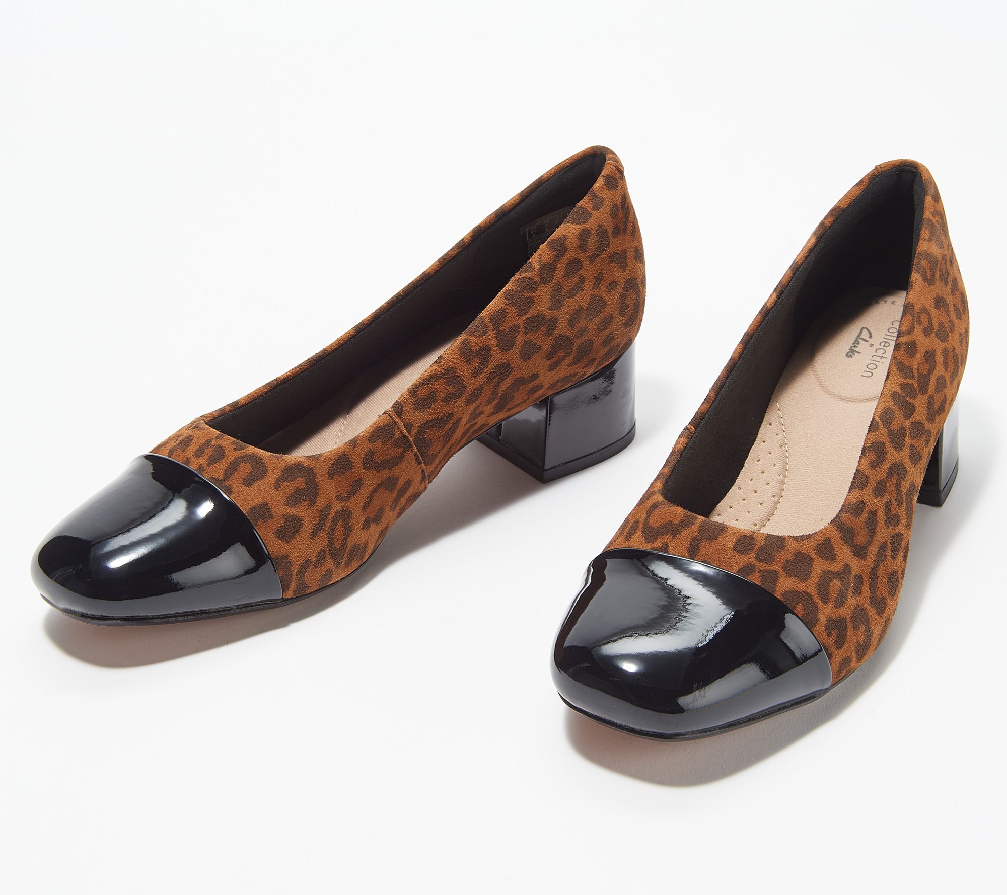 Clarks Collection Leather or Textile Pumps - Marilyn Sara - QVC.com