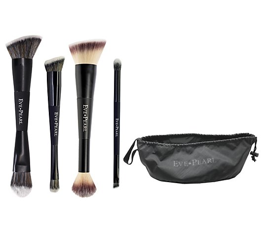 EVE PEARL 5-Piece Deluxe Dual Brush Kit a nd Satchel