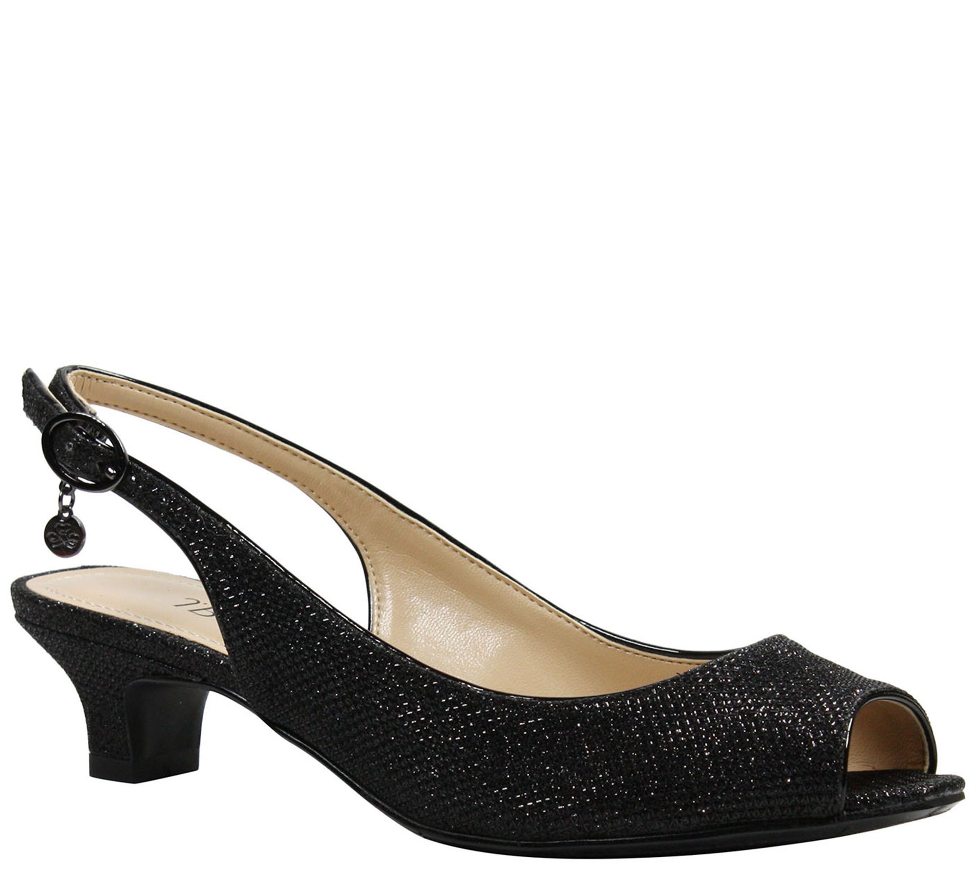 J. Renee Open Toe Slingback Pumps - Jenvey