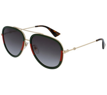 Gucci Women's Aviator Polarized Sunglasses - A424608