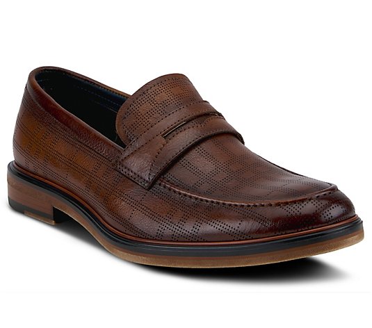 Spring Step Men's Leather Slip-On Shoes - Brando