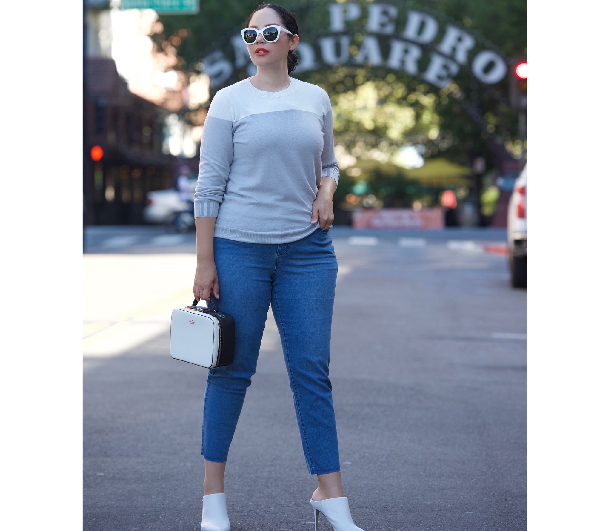 Today's Best Dressed Reader: Tanesha Shows Us How Curvy Girls Do Skinny  Jeans