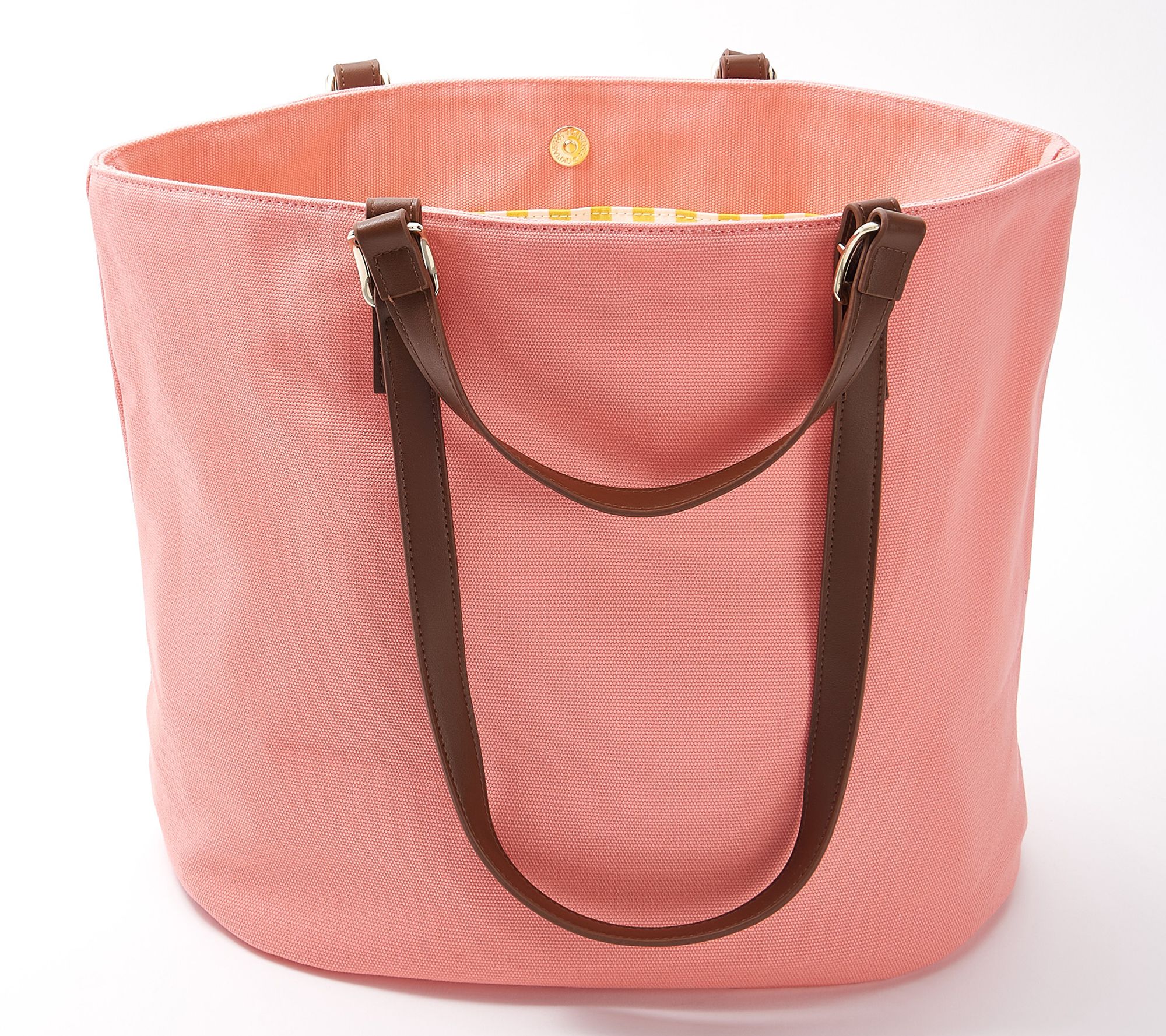 Handbag Leather By Isaac Mizrahi Live Qvc Size: Large