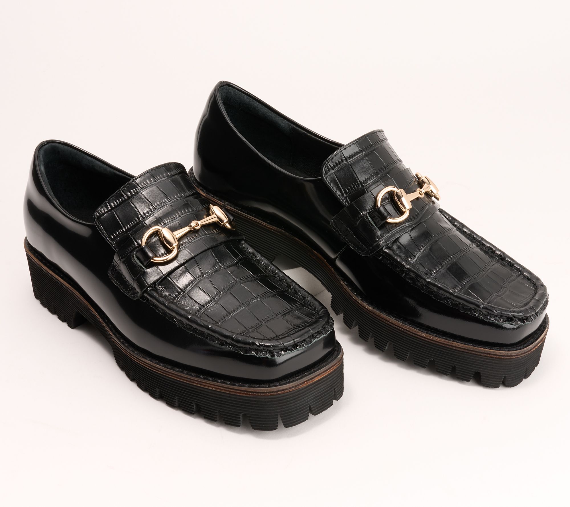 INTENTIONALLY BLANK Leather Platform Loafer - HK 2