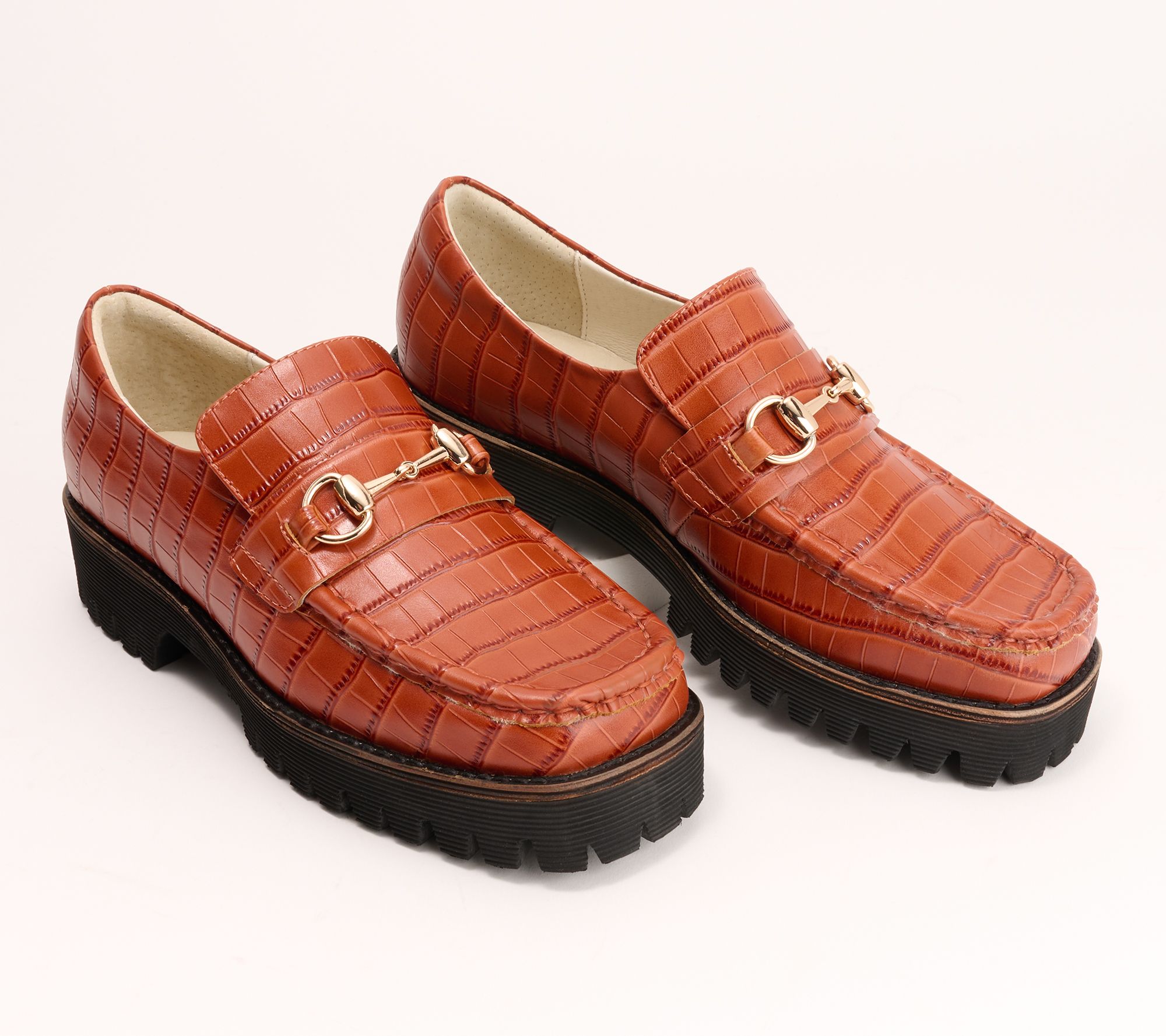 INTENTIONALLY BLANK Leather Platform Loafer - HK 2