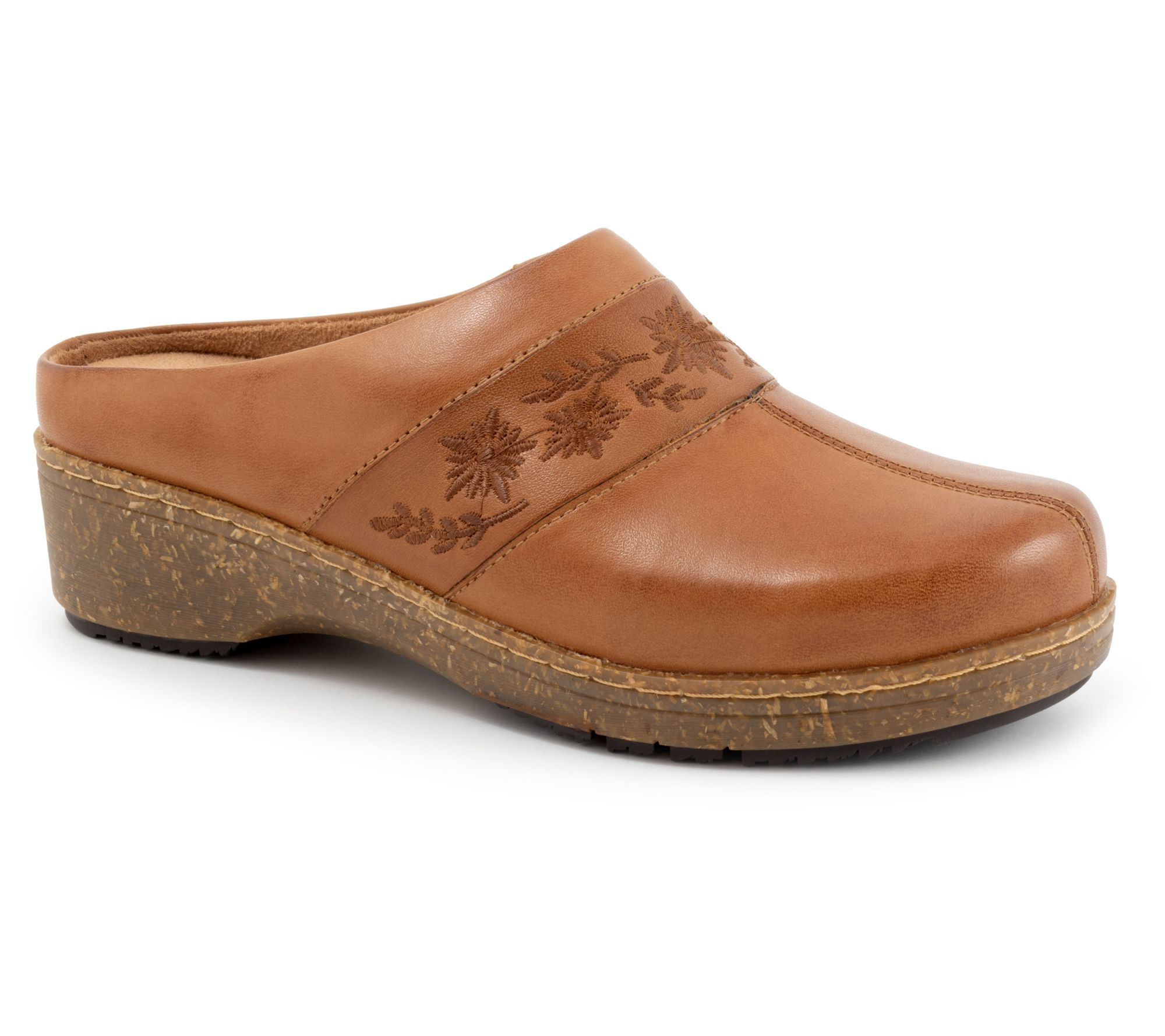 Softwalk Women's Leather Clogs- Aurora 3.0
