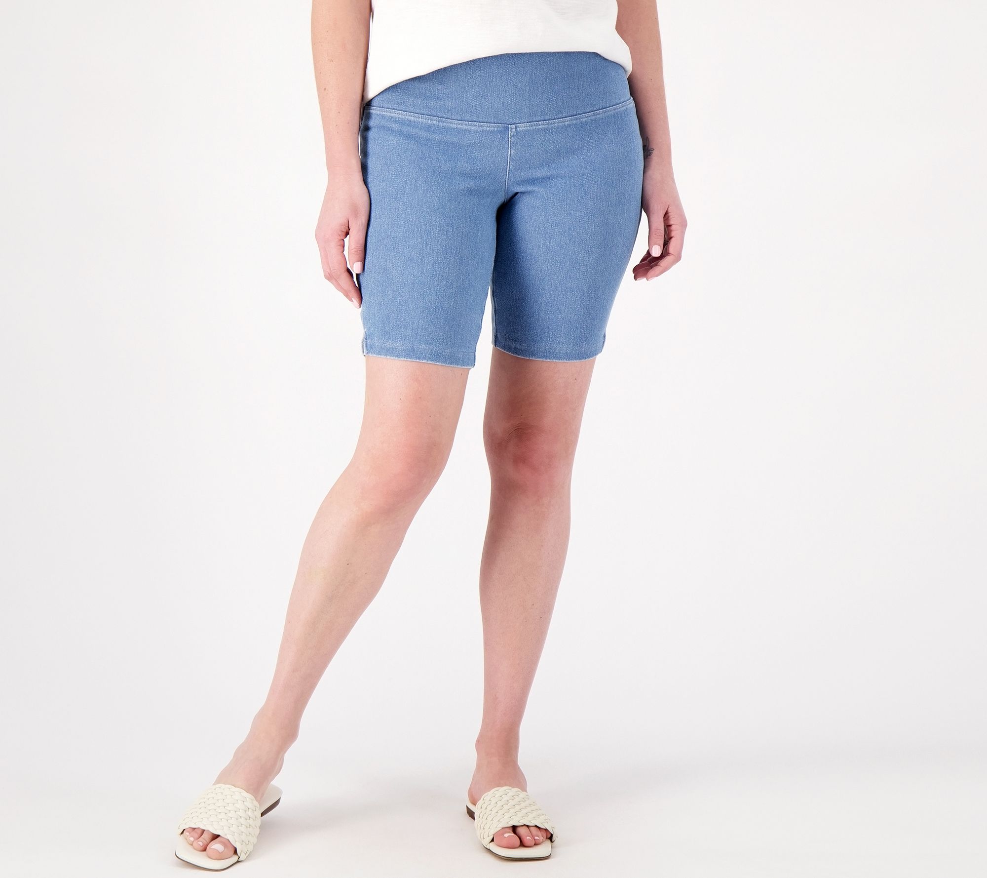 Women with Control Prime Stretch Denim Shorts 