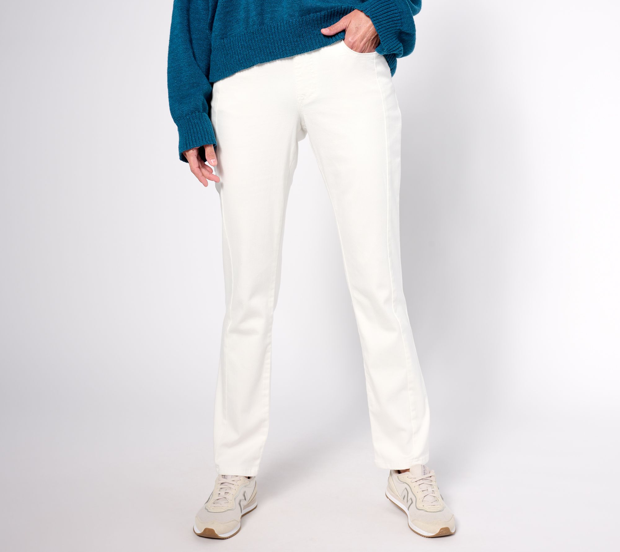 Belle by Kim Gravel Pet TripleLuxe Twill Forward Seam Jean