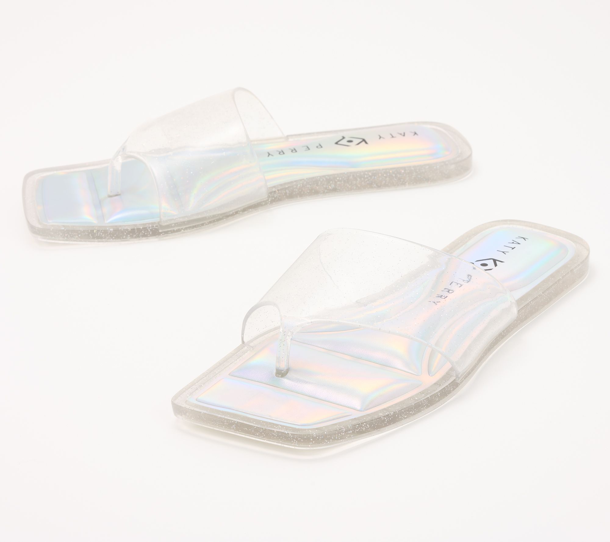 "As Is" Katy Perry Embellished Geli Thong Sandals