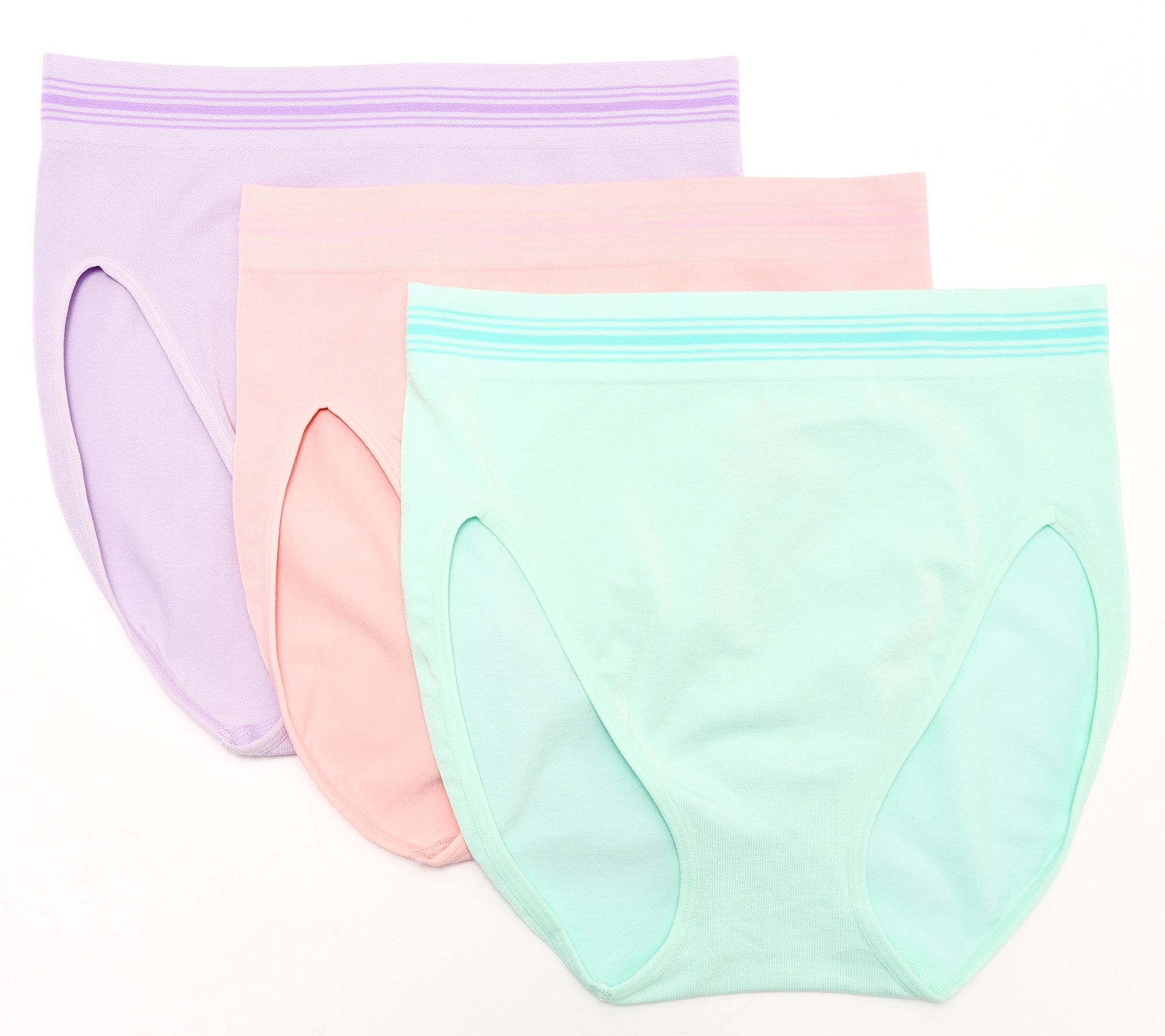 Breezies Light Pink 3 Pack Underwear Women’s Size Large New