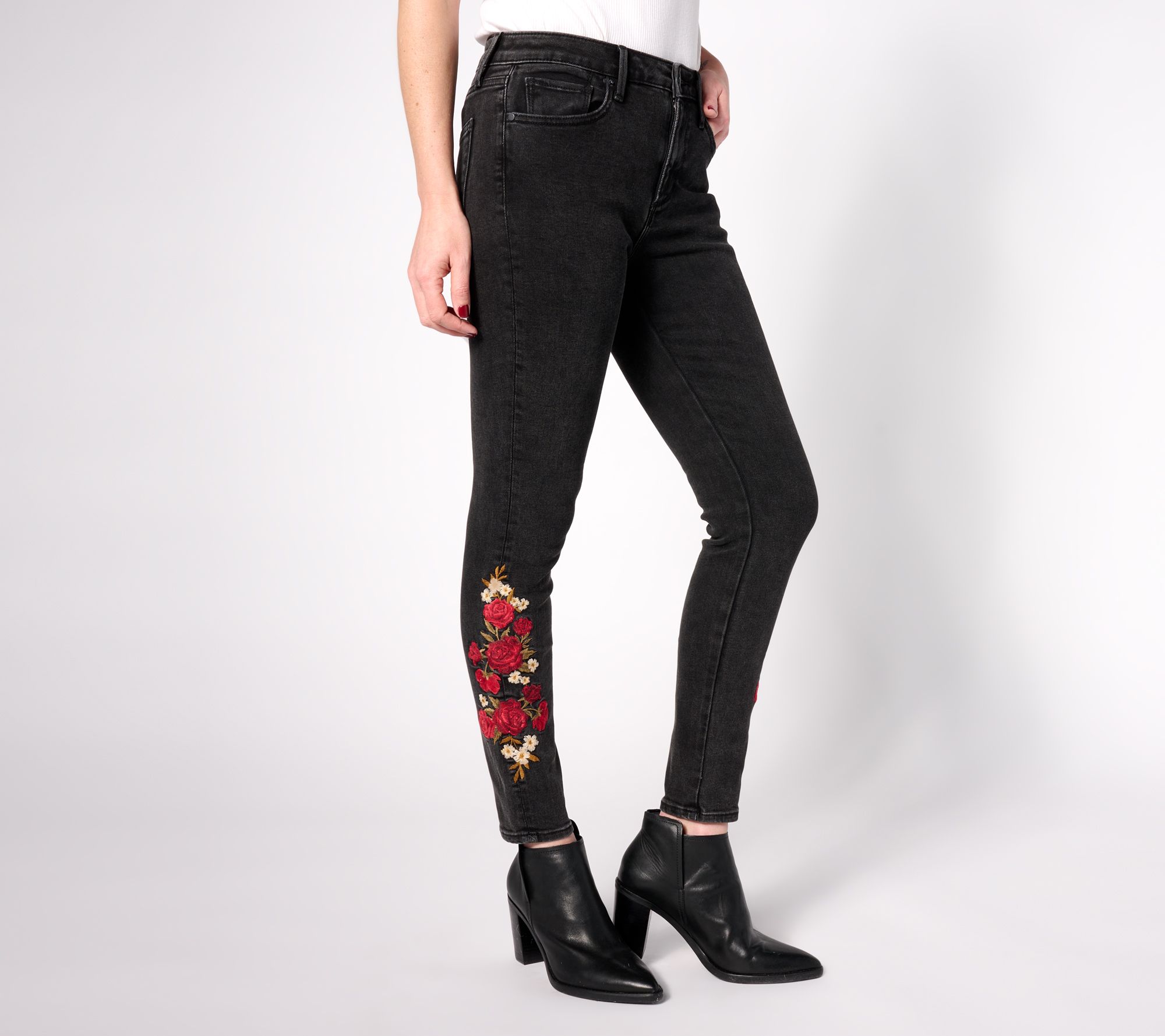 "As Is" Driftwood Jeans Jackie Skinny Jean- Lovers Lane