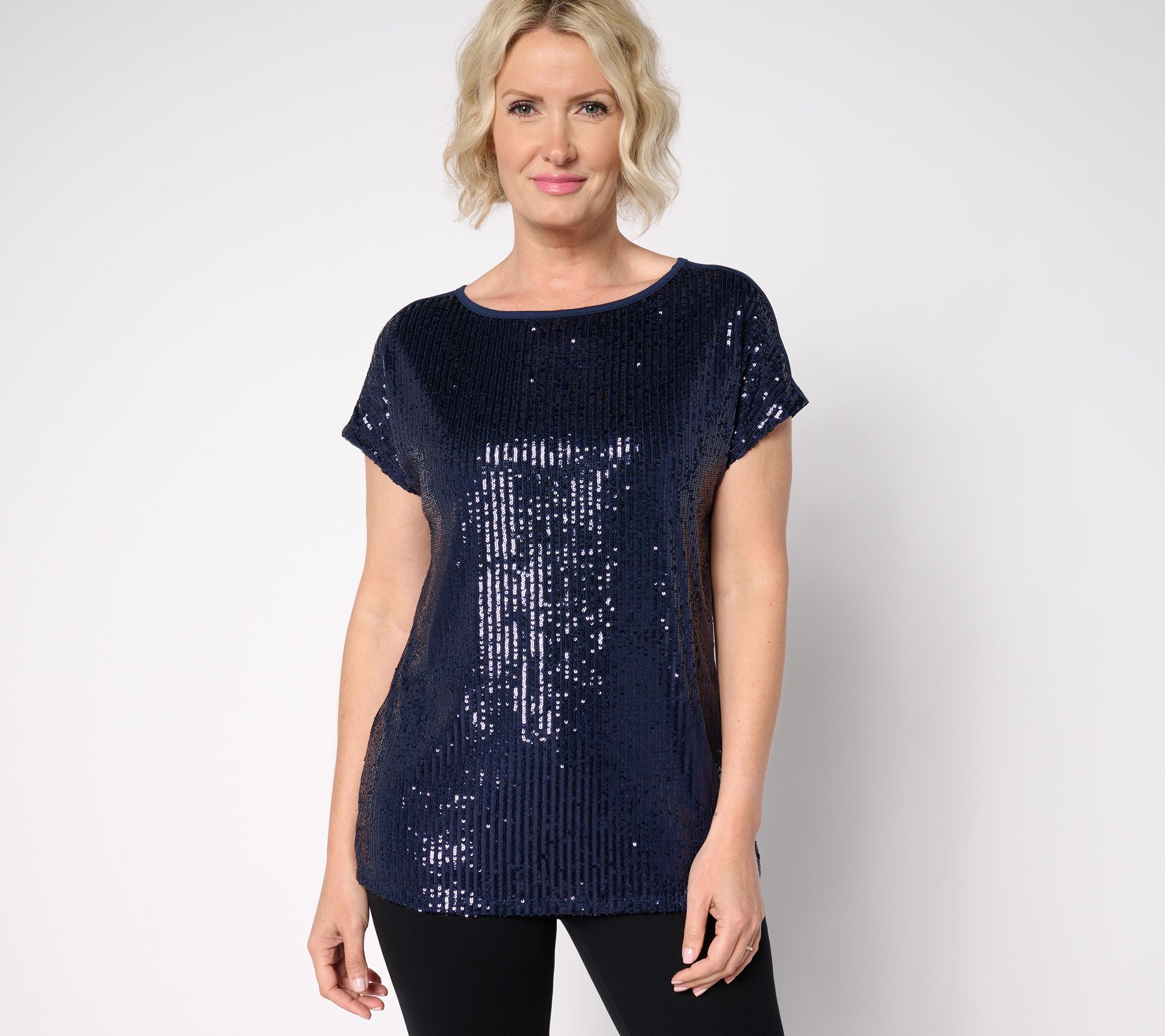 Jingle Belles by Kim Gravel Dress For Joy Cap Sleeve Bateau Neck Top